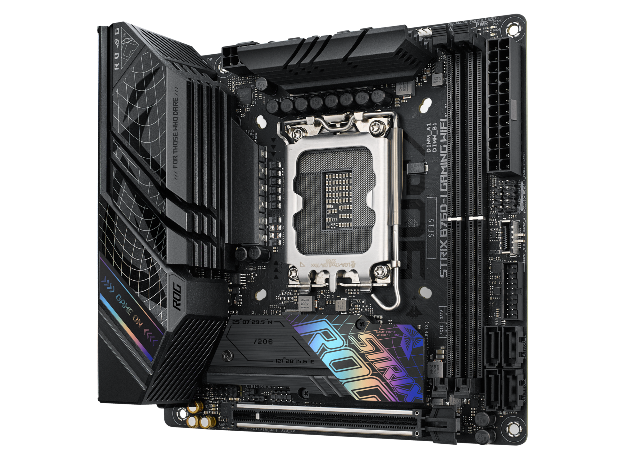 ASUS ROG STRIX B760-I GAMING WIFI LGA 1700 2xDDR5 Mini ITX 4xSATA MB 1xHDMI 2.1 1xDP 1.4 2xM.2
