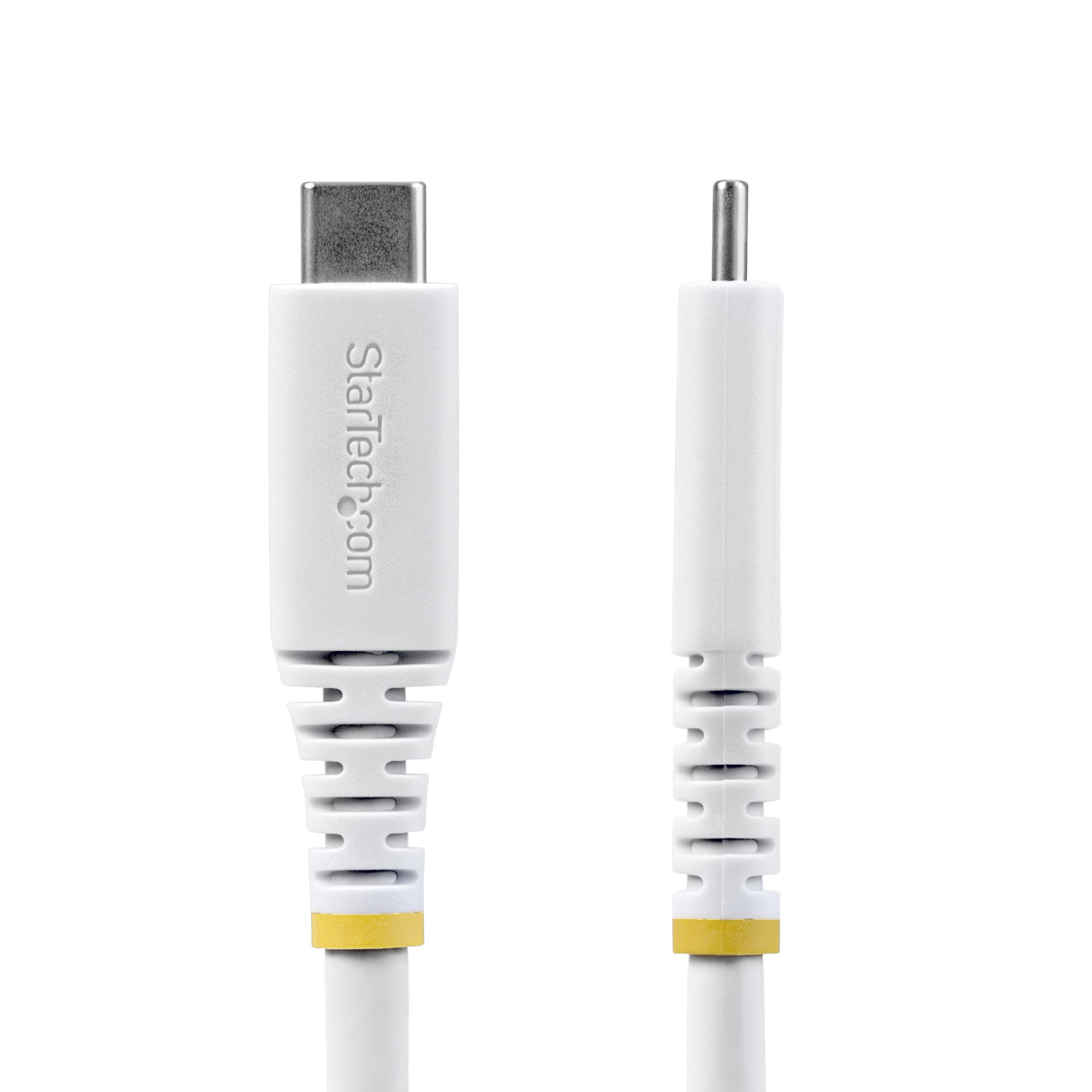 STARTECH.COM 2m USB4 Kabel 20Gbps USB-IF-zertifiziertes USB-C Kabel 240W PD EPR 4K 120Hz DP 2.1 TPE-Mantel Weiss
