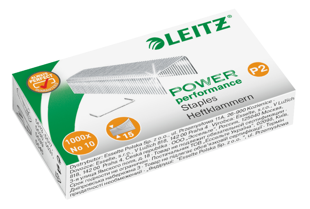 LEITZ Heftklammern 5577 No.10, 1.000 St.