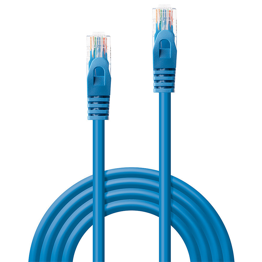 0.3M CAT.6 U/UTP BLAU NETZWERKKABEL