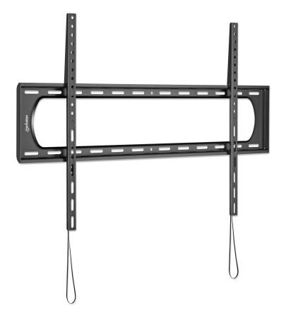 MANHATTAN Ultraflache TV-Wandhalterung für Grossbildschirme von 152,4 bis 304,8cm von 60 bis 120Zoll und bis zu 120kg starr schwarz