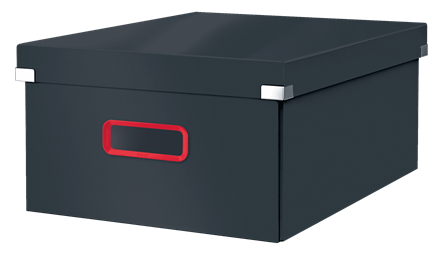 LEITZ Click & Store Cosy Aufbewahrungsbox 32,0 l grau 36,9 x 48,2 x 20,0 cm, 1 St.
