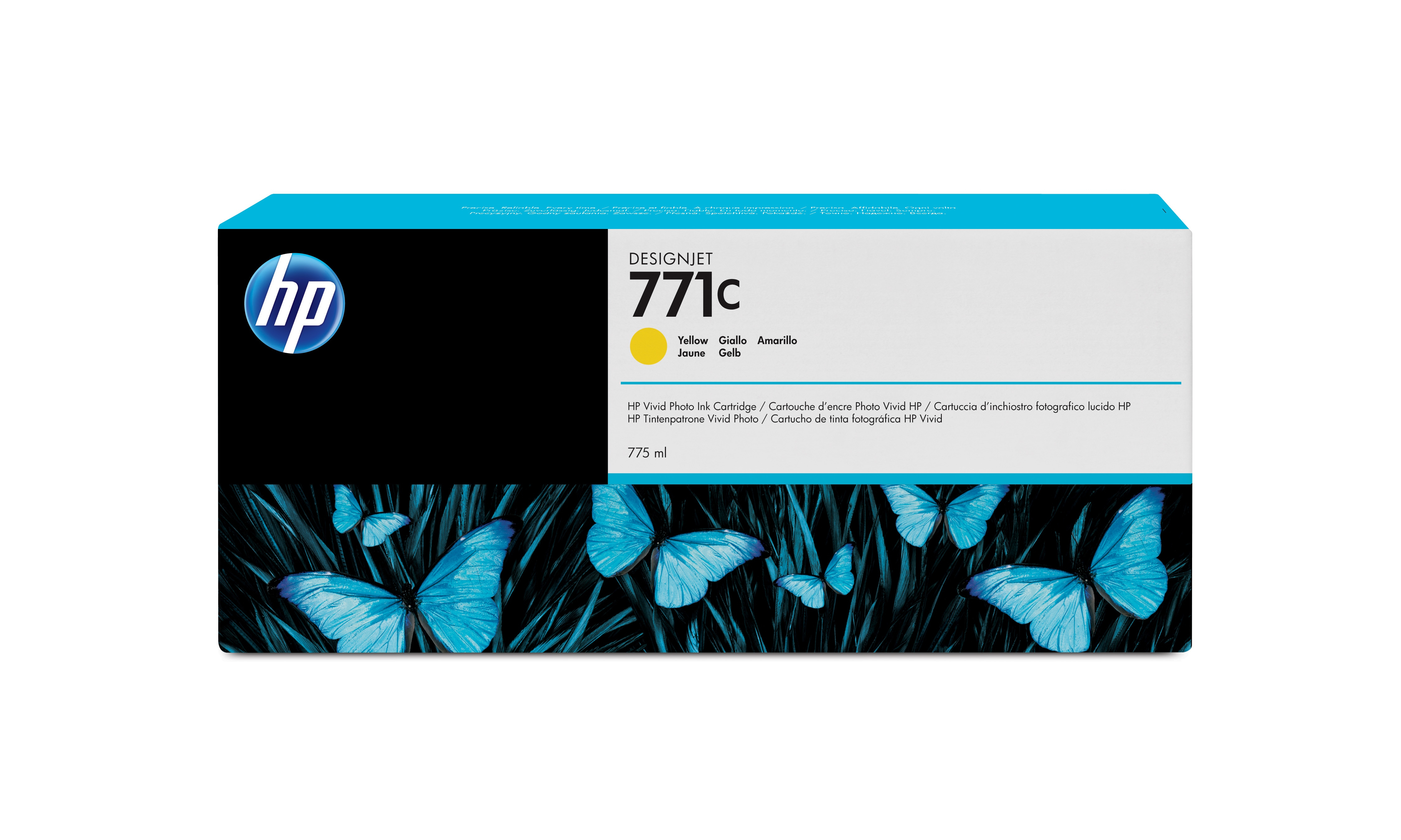 HP 771C Original Tinte gelb Standardkapazität 775ml 1er-Pack