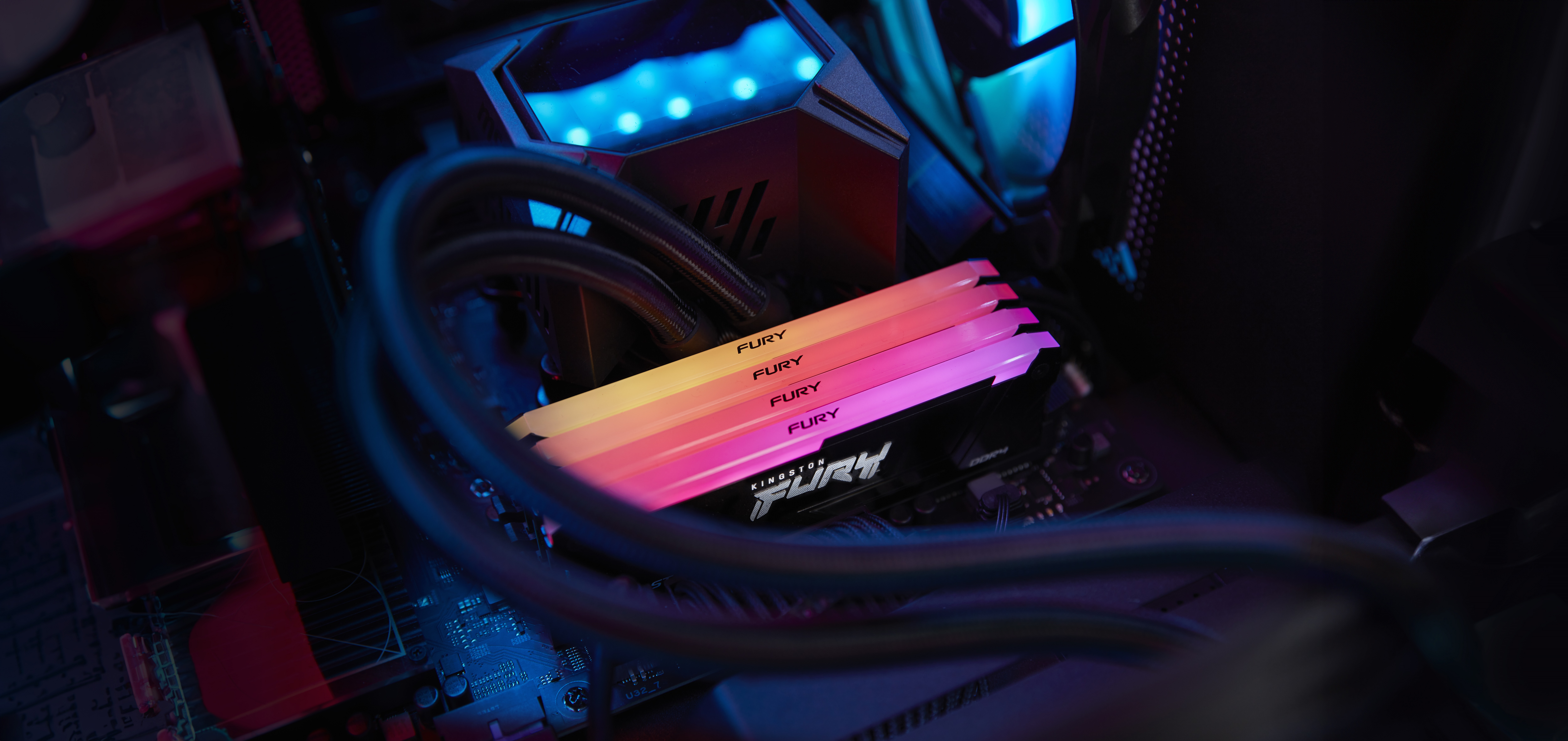 DDR4 16GB PC 3200 CL16 Kingston FURY Beast RGB retail