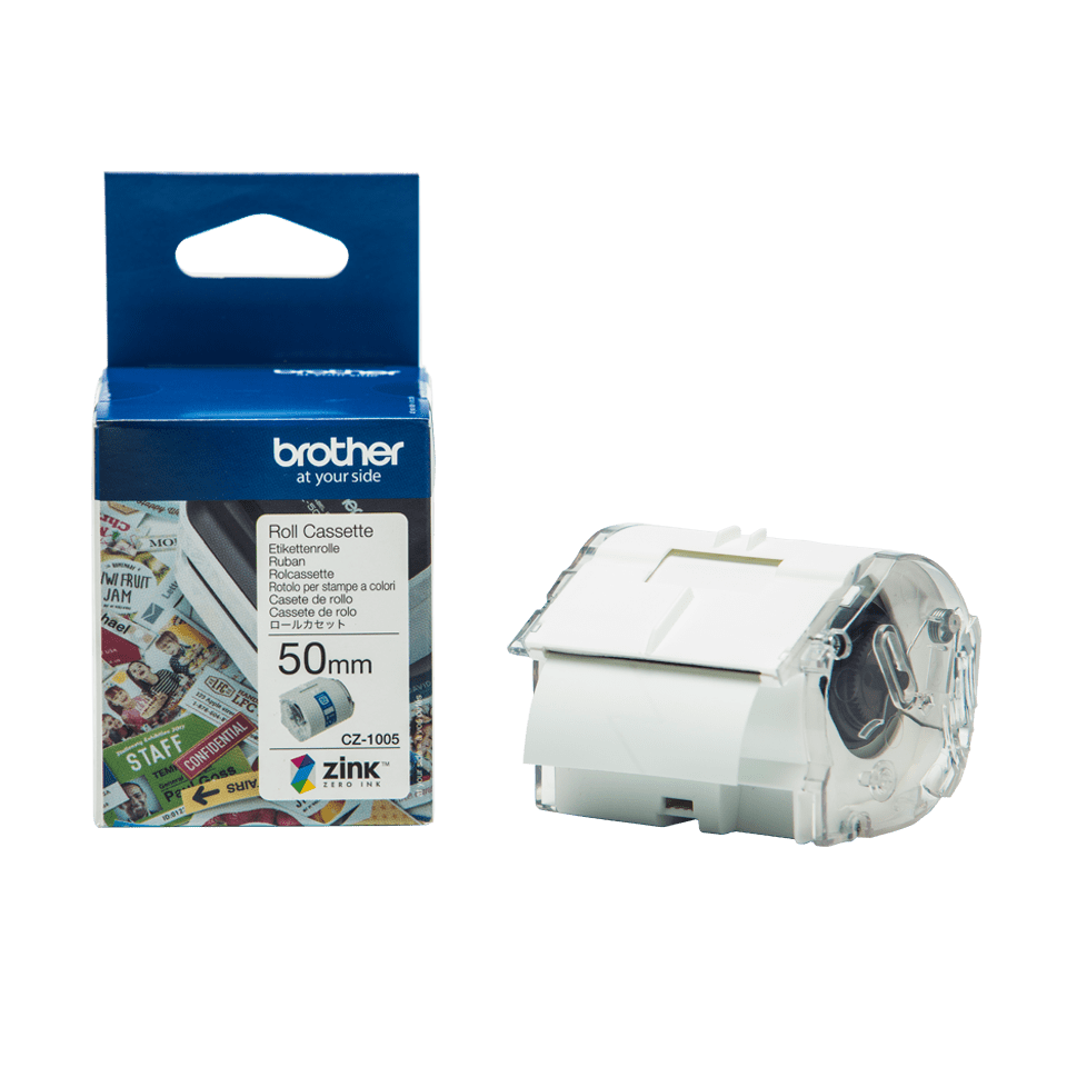 FABRIC LABELS ROLLS LENGTH 5M WIDTH 50MM F. VC-500W