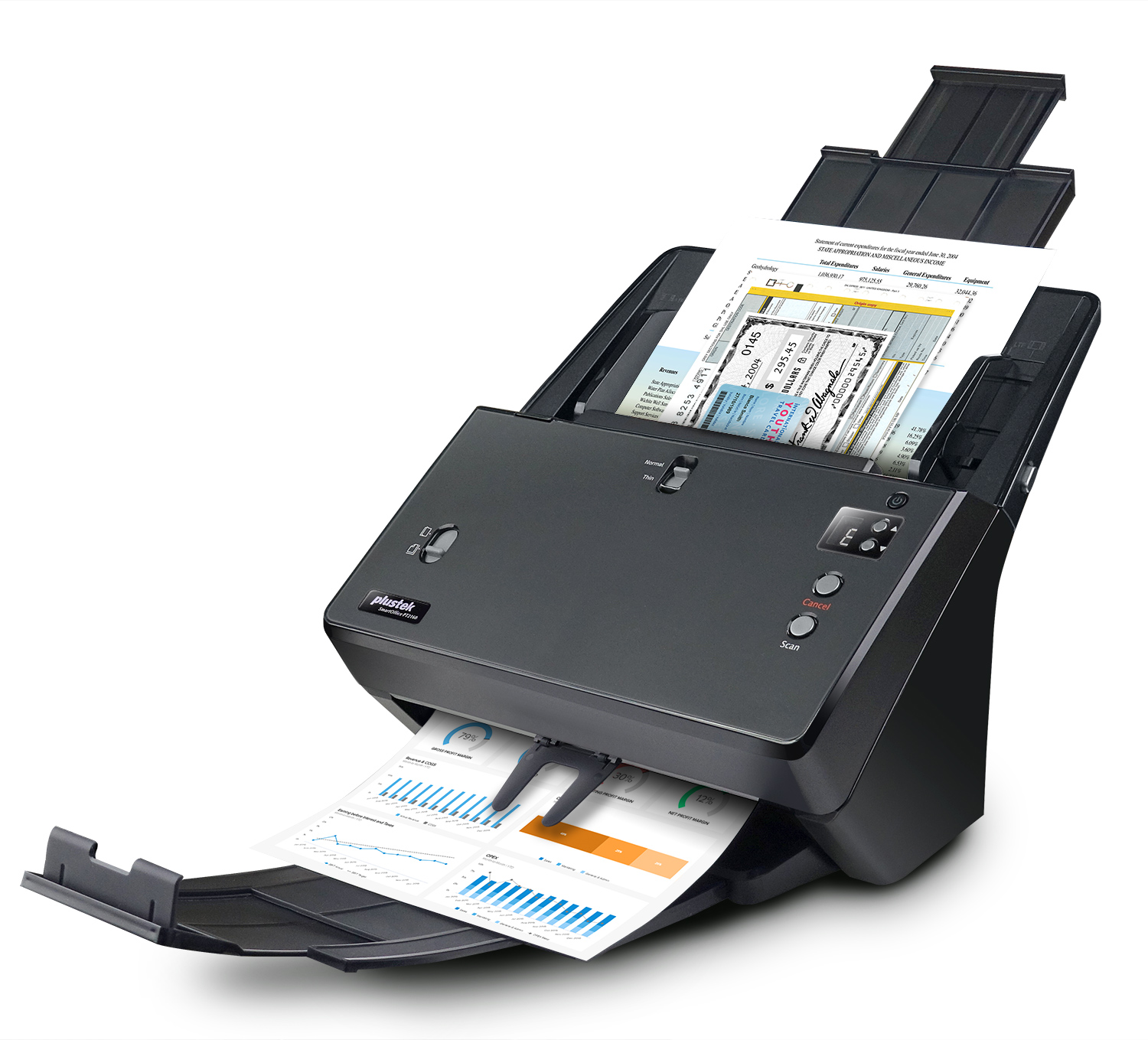 SMARTOFFICE PT2160 DUPLEX ADF SCANNER 600DPI 60PPM