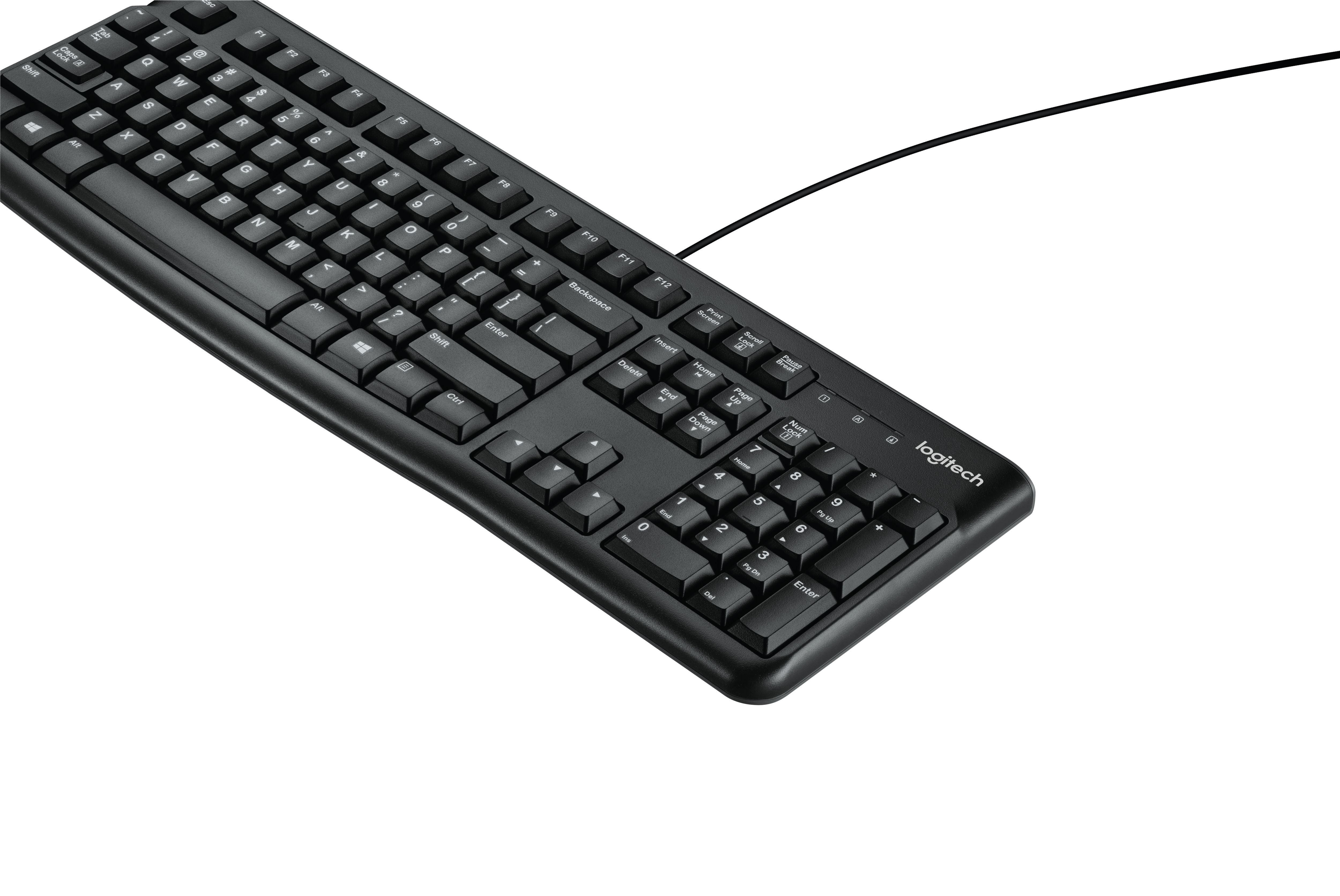 LGN Logitech K120 Wired Keyboard for Business Black Qwerty