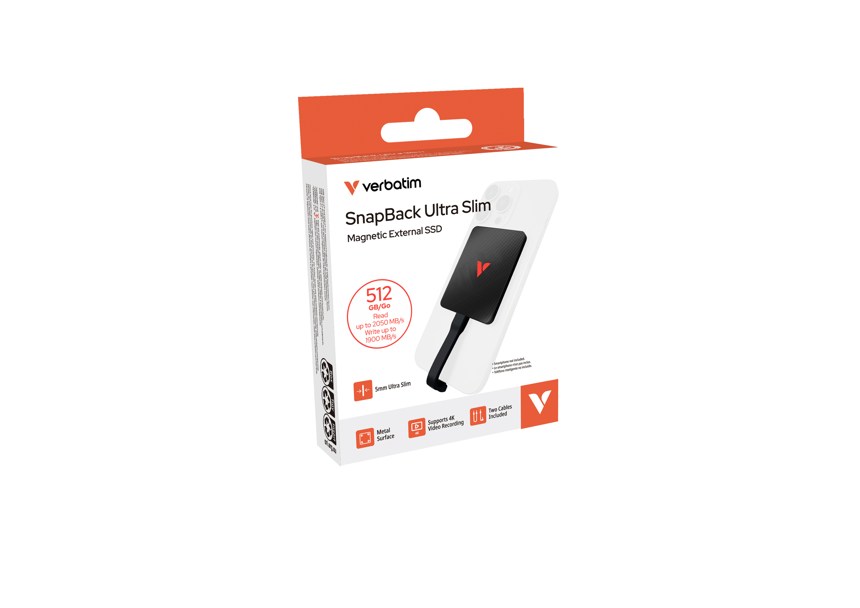 SnapBack Ultra Slim SSD 512 GB, Externe SSD