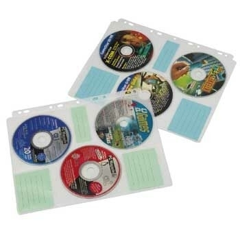 hama 6er CD-/DVD-Hüllen transparent, 10 St.