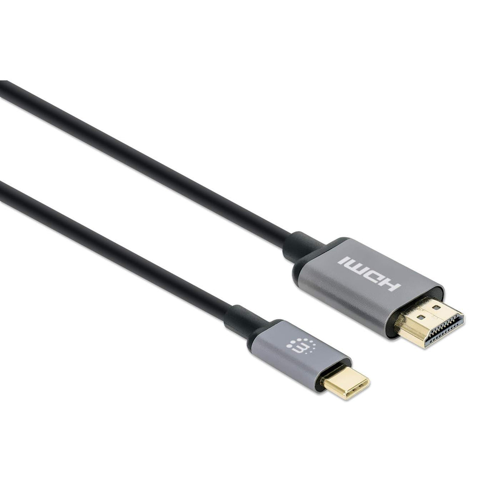 MANHATTAN 4K@60Hz USB-C auf HDMI-Kabel Stecker/Stecker 1m