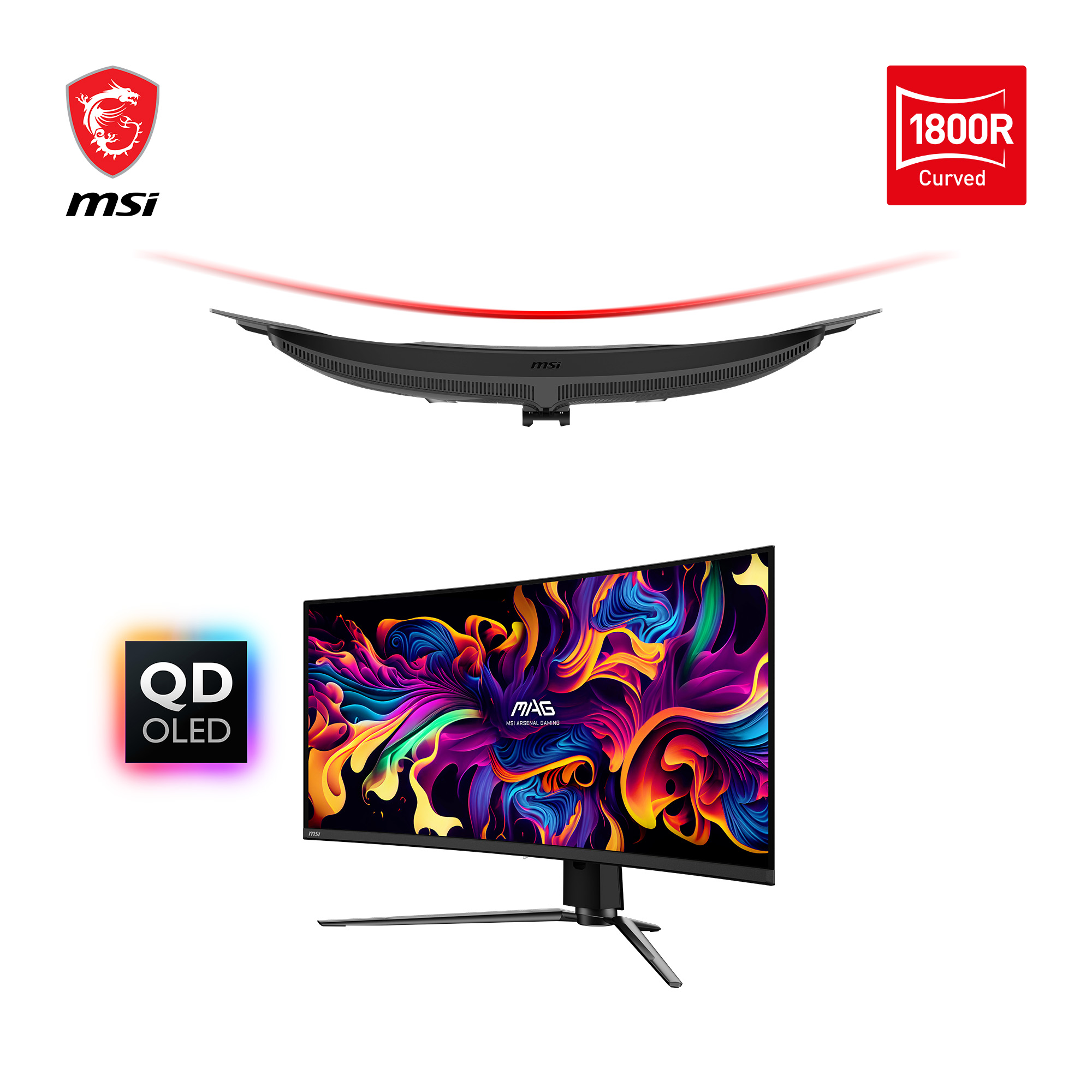 MAG 341CQPDE QD-OLED, Gaming-Monitor