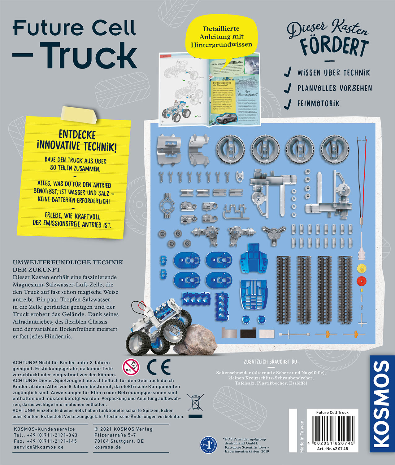 Future Cell-Truck, Experimentierkasten