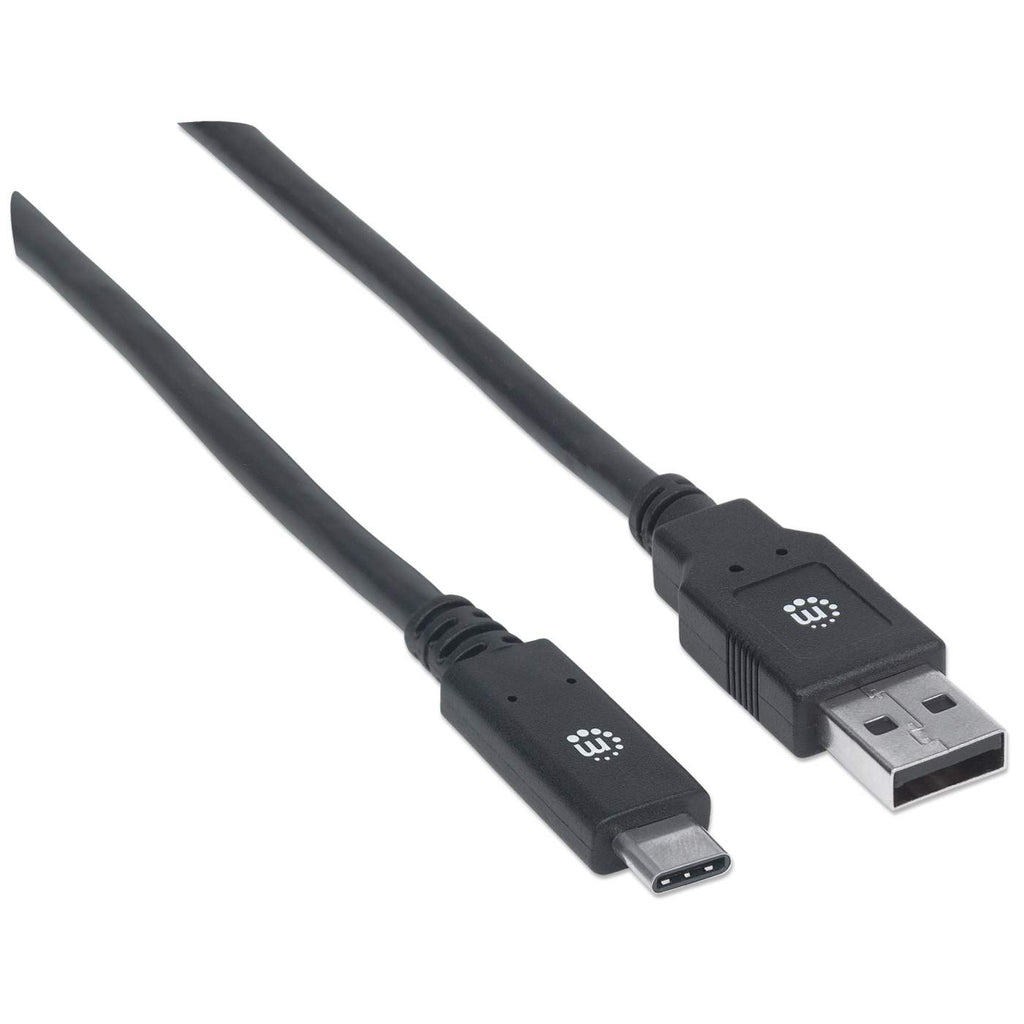 MANHATTAN USB 3.1 Gen1-Kabel C-Stecker/A-Stecker 2m schwarz