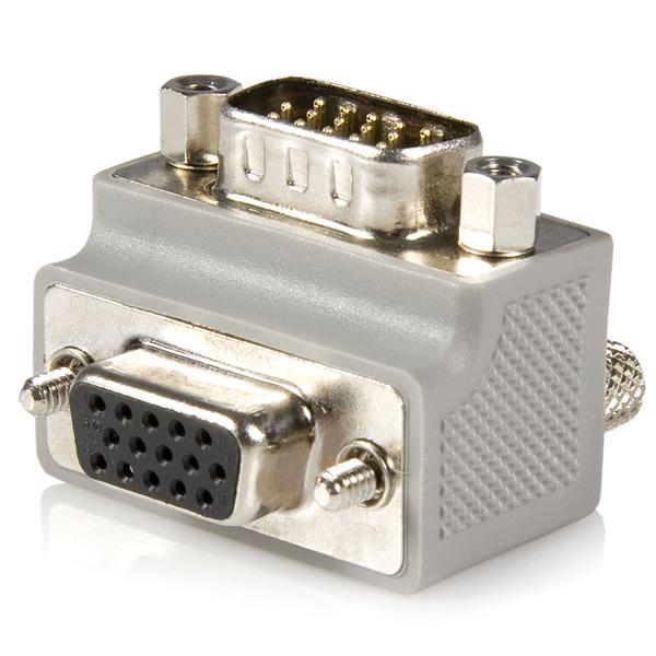 RIGHT ANGLE VGA TO VGA CABLE ADAPTER TYPE 2 - M/F