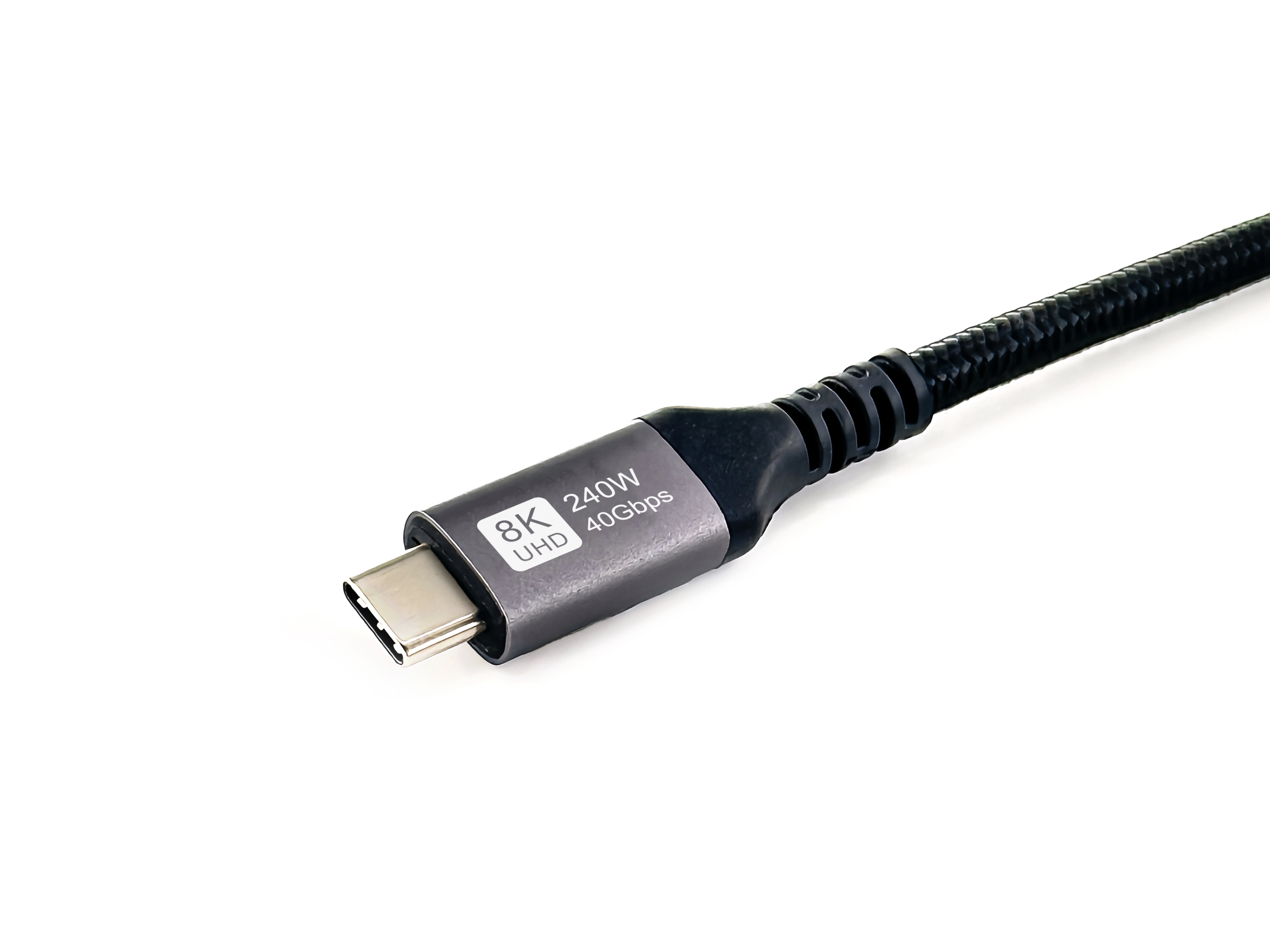 Equip Kabel USB-C4.0->C 40Gbps PD240W St/St 0.50m schwarz