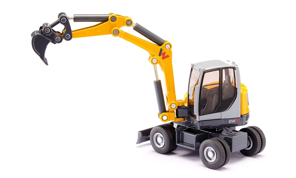 SUPER Wacker Neuson EW65 Mobilbagger, Modellfahrzeug