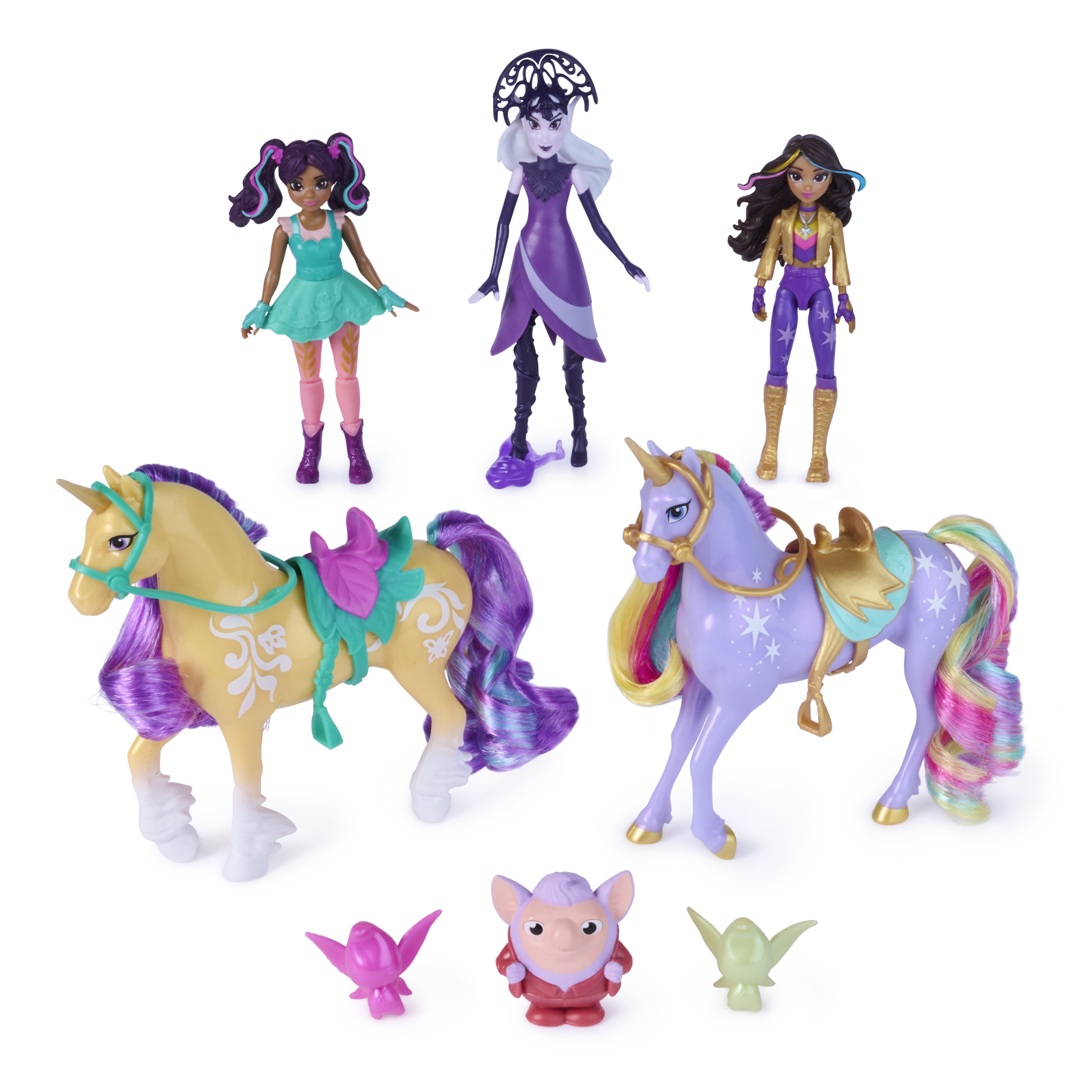 Unicorn Academy - Abenteuer-Set, mit Ravenzella, Sophia, Ava, Wildstar, Leaf, Spielfigur