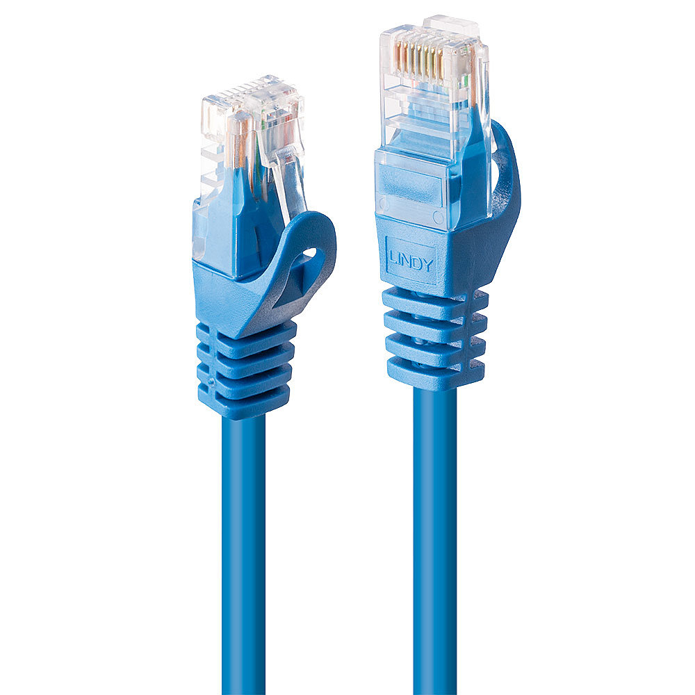 0.3M CAT.6 U/UTP BLAU NETZWERKKABEL