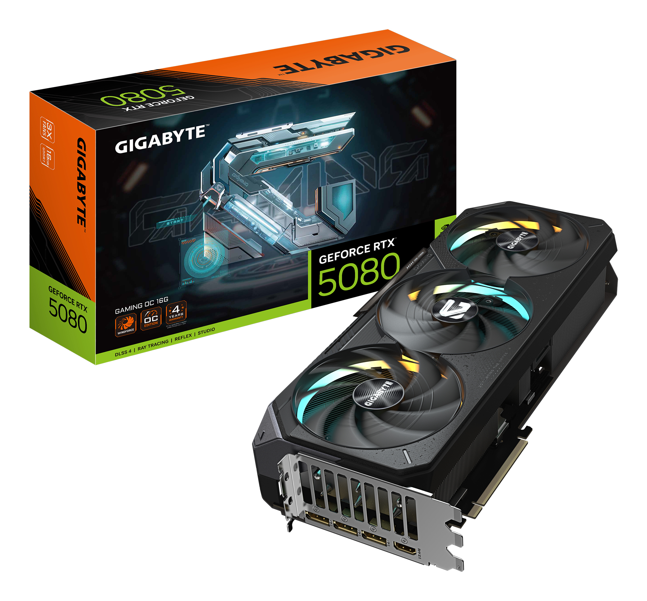 Gigabyte RTX5080 Gaming OC 16GB GDDR7 HDMI 3xDP