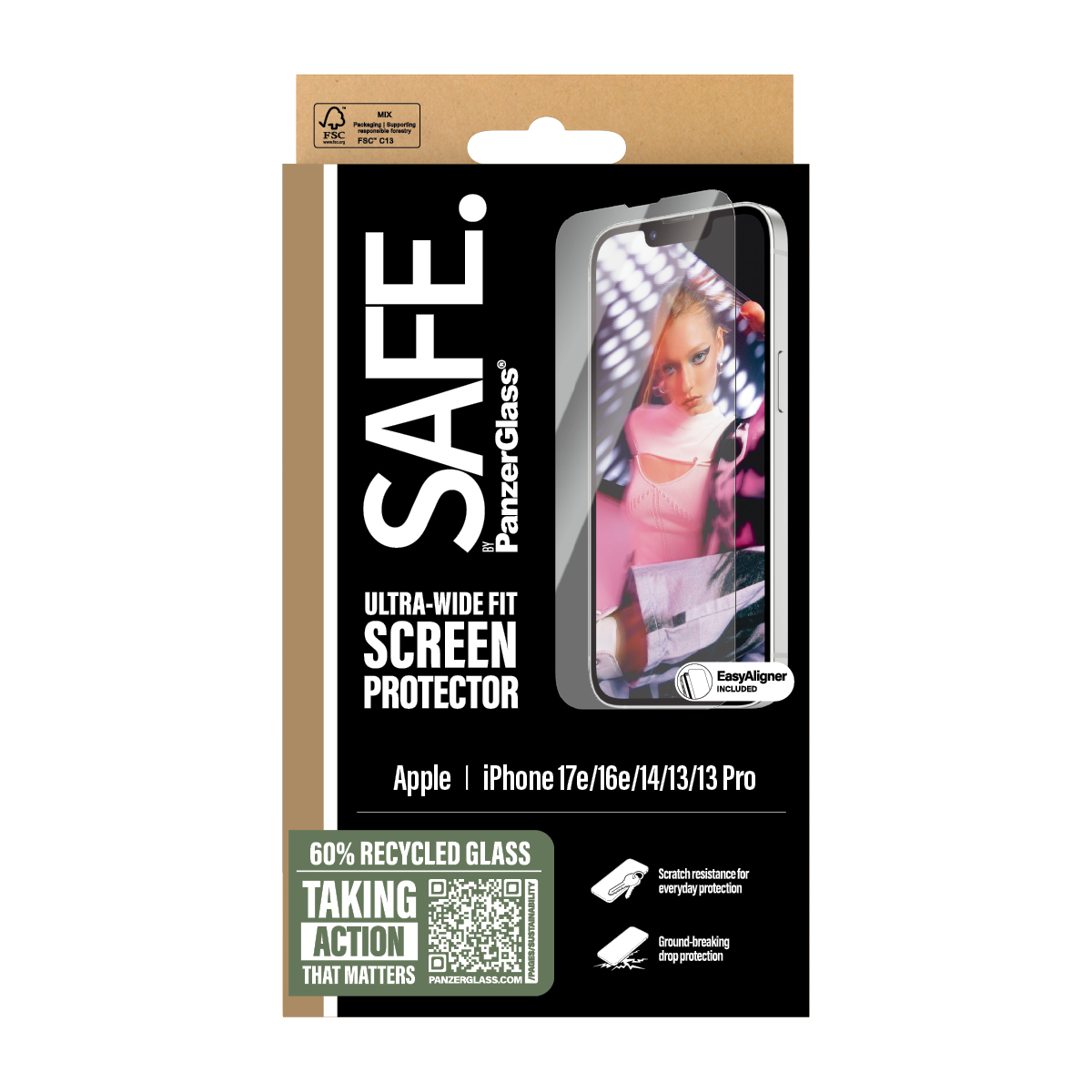 SAFE BY PANZERGLASS SCREEN PROTECTOR IPHONE SE (2025)/14/13