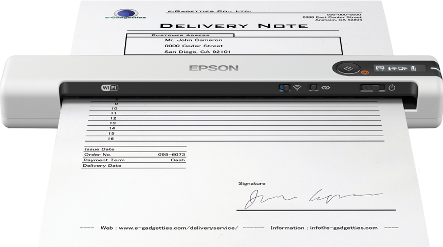 EPSON WorkForce DS-80W Mobiler Scanner