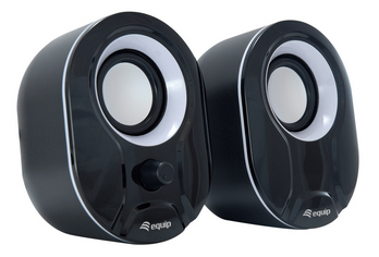 Equip Stereo-USB2.0-Lautsprecher für Notebook/PC sw/ws