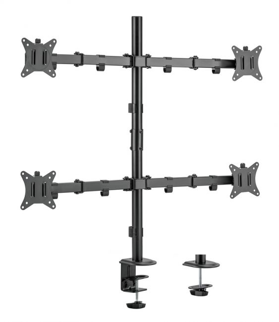 Equip Tischhalterung 17-32/4TFT 360° H.verst. 9Kg schwarz lite Retail