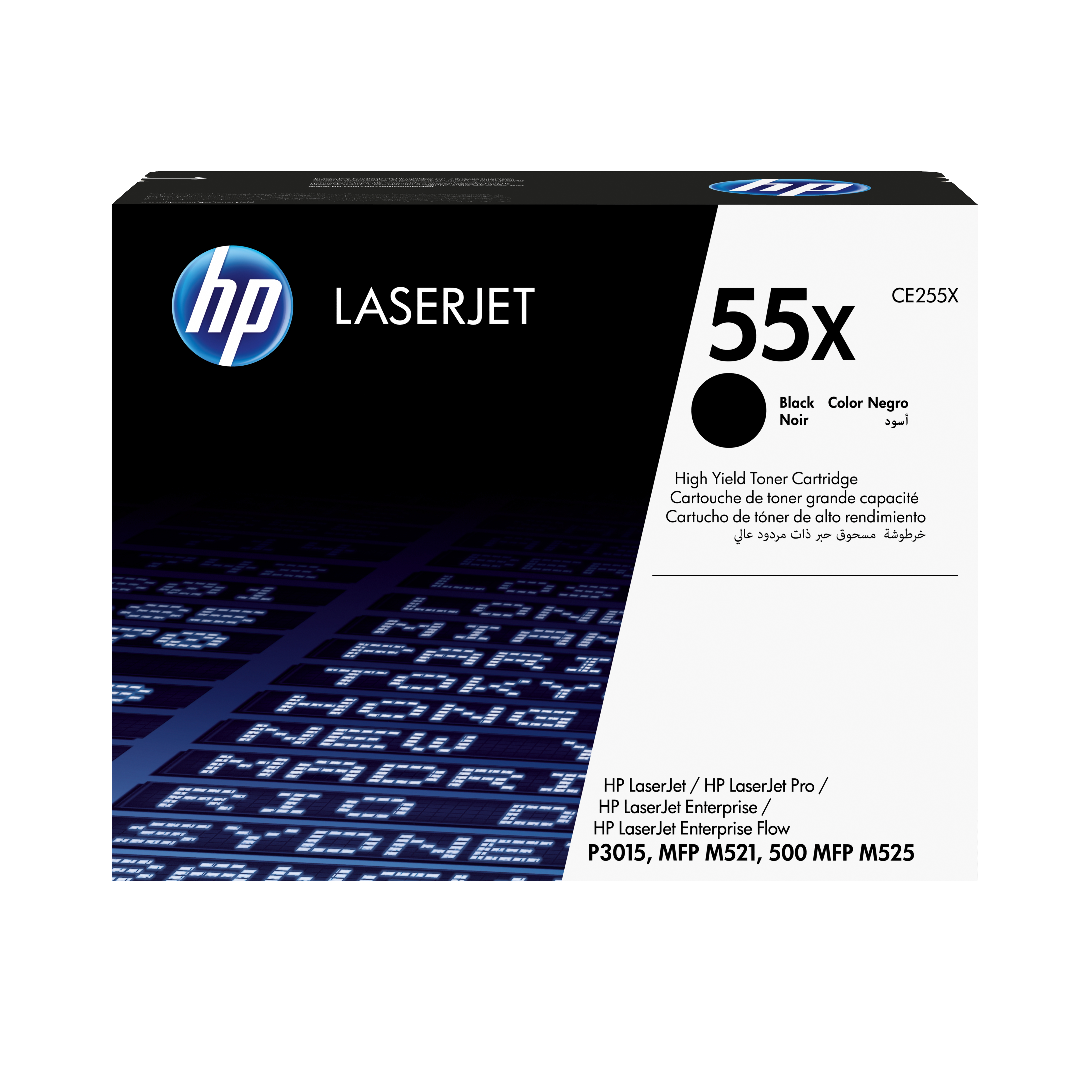 HP 55X (CE255X) schwarz Tonerkartusche