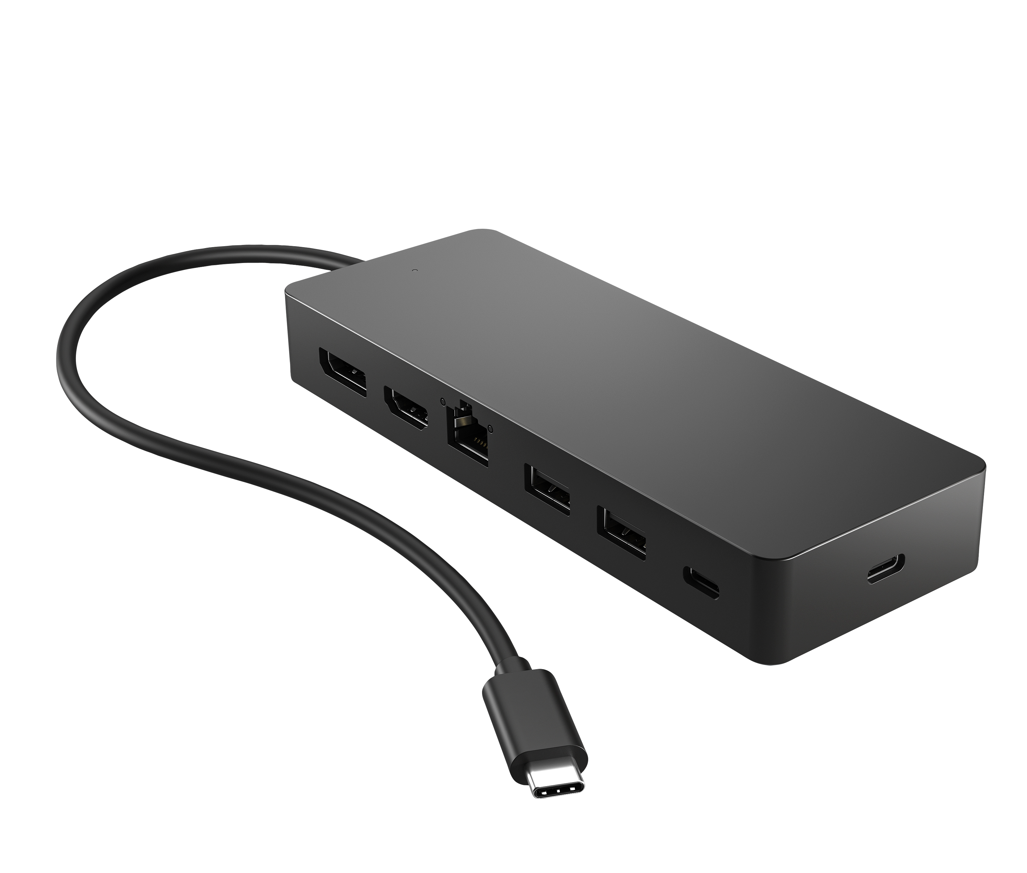 HP Universal USB-C Multiport Hub 1xHDMI 1xDisplayPort 1.2 2xUSB-A 1xUSB-C 1xUSB-C passthrough port 1xRJ45 SmartBuy