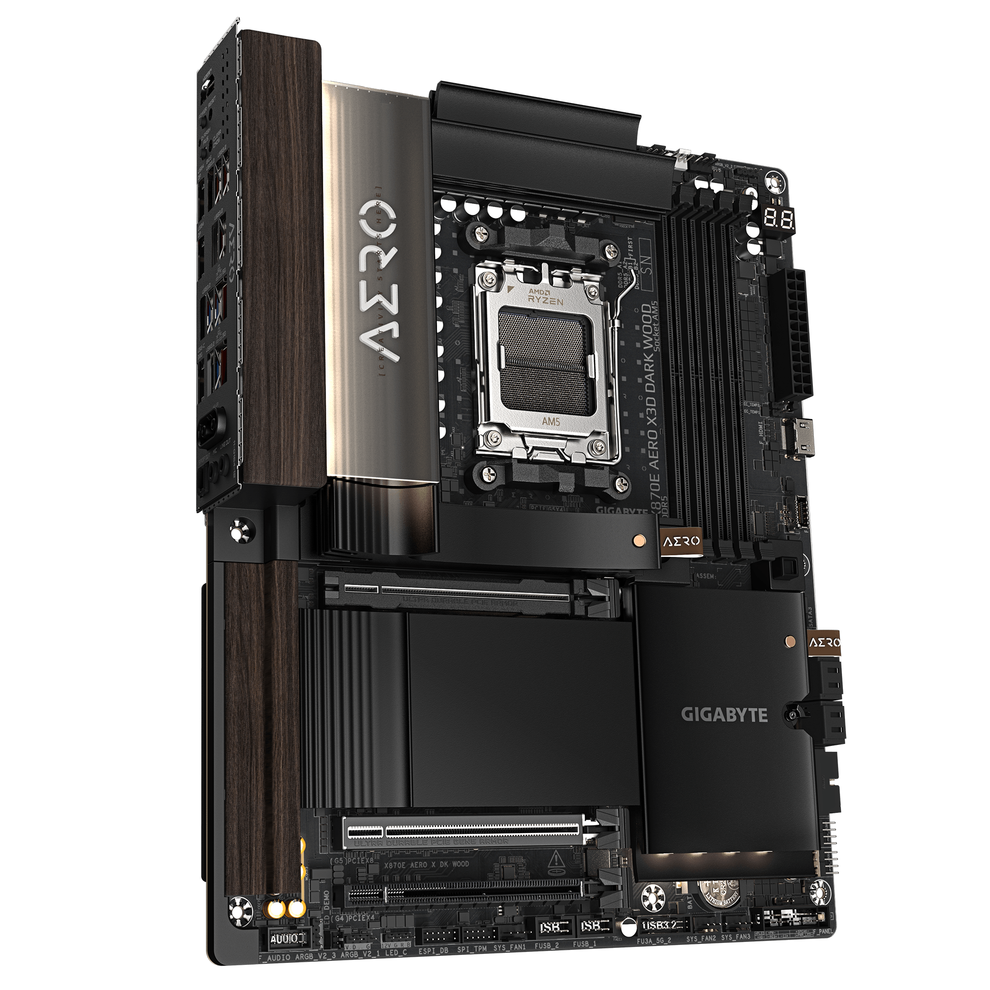 Gigabyte GA-X870E AERO X3D DARK WOOD (AM5) (D)