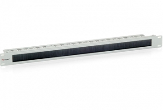 Equip 19 Bürstenblende Premium 1U RAL7035