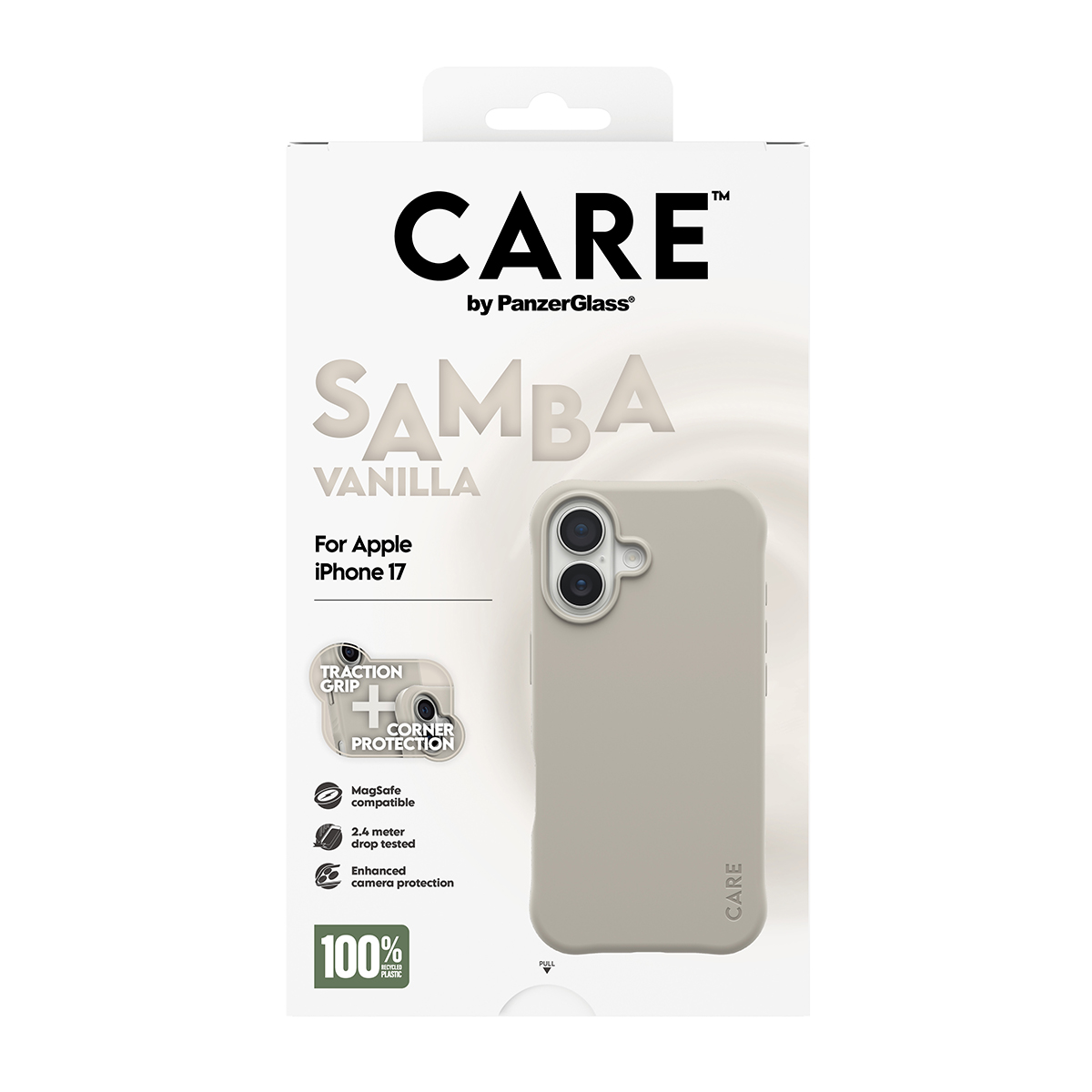 CARE BY FASHIONABLE CASE SAMBA VANILLA W. MAGSAFE IPHONE 17