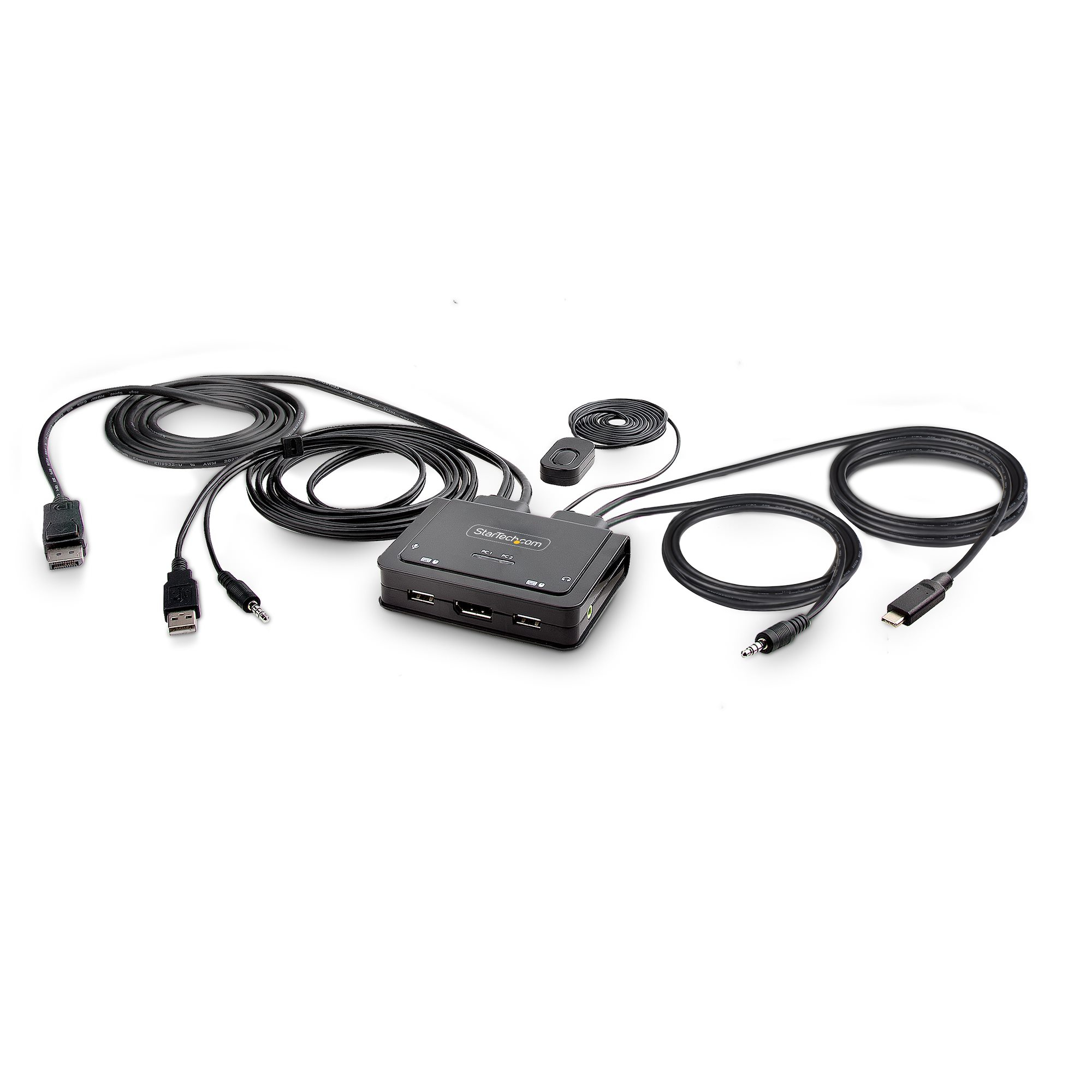 C2-D46-UAC-CBL-KVM 2-PORT HYBRID CABLE KVM SWITCH
