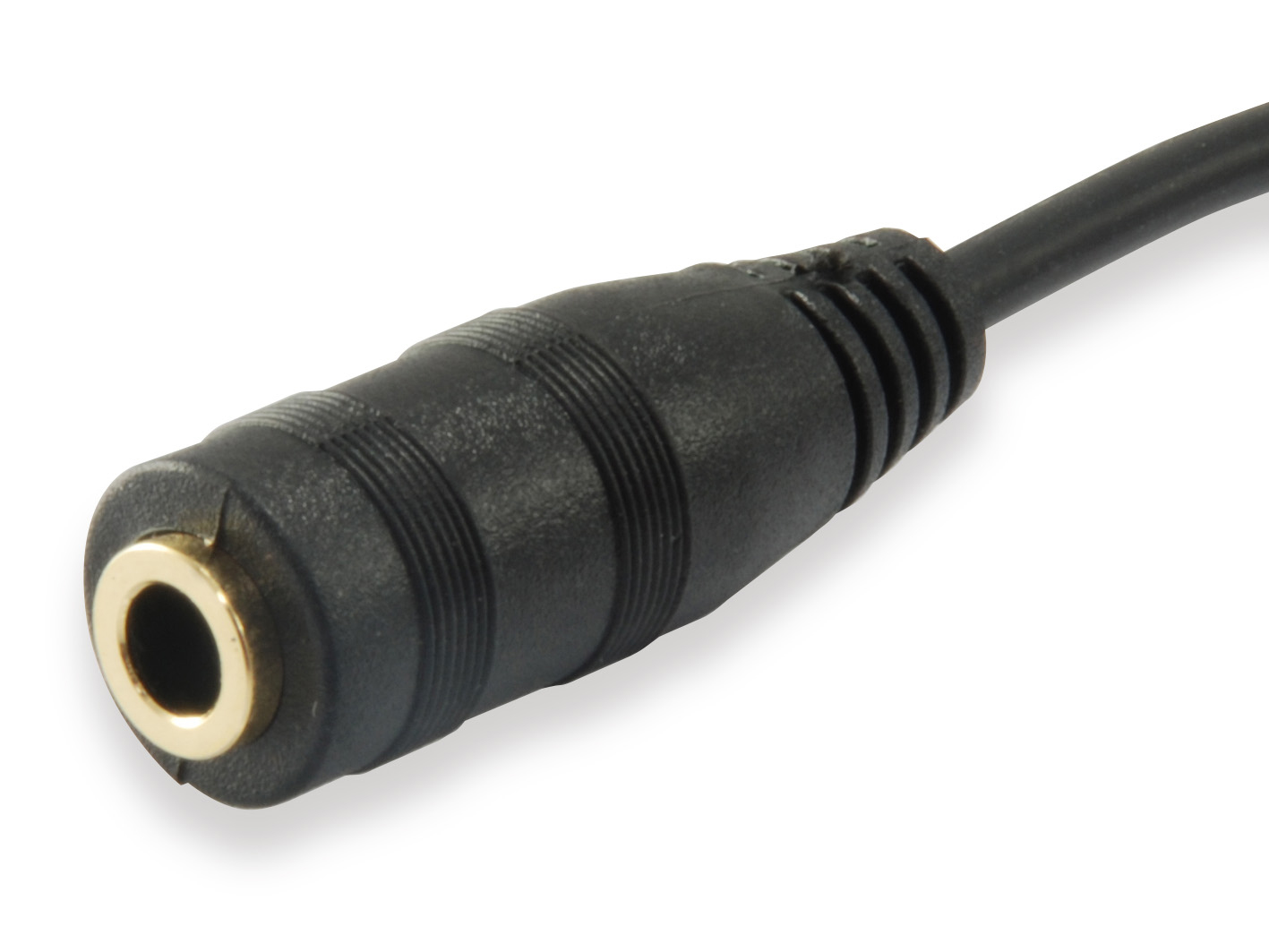 Equip Audiokabel Splitter 3.5mm->2x3.5mm St/Bu schwarz Polybeutel