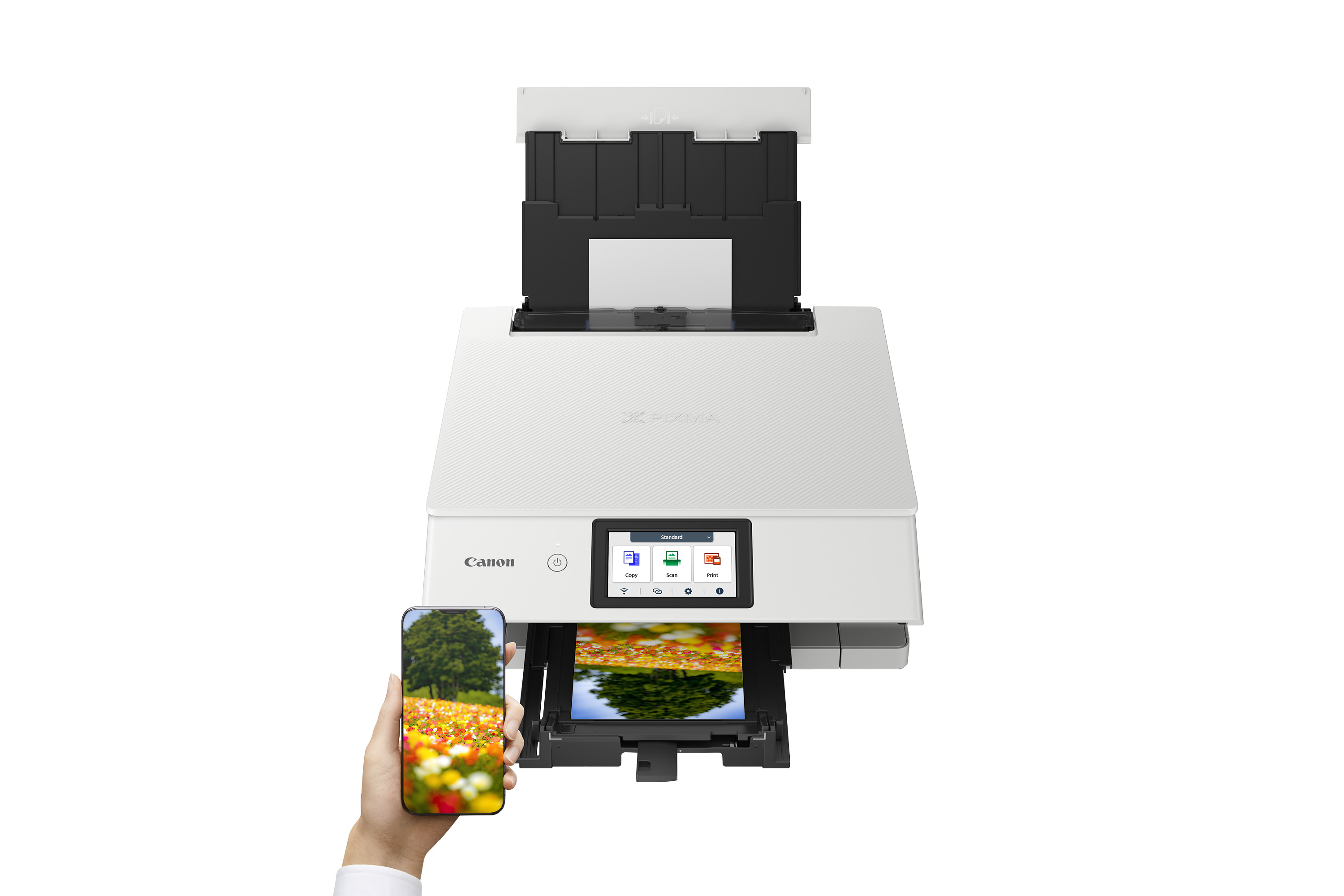 Canon PIXMA TS8751 3 in 1 Tintenstrahl-Multifunktionsdrucker weiß
