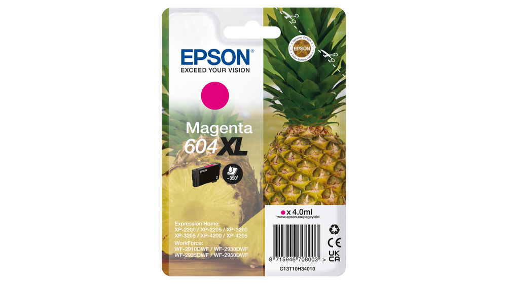 EPSON 604XL/T10H34 (Ananas) magenta Druckerpatrone