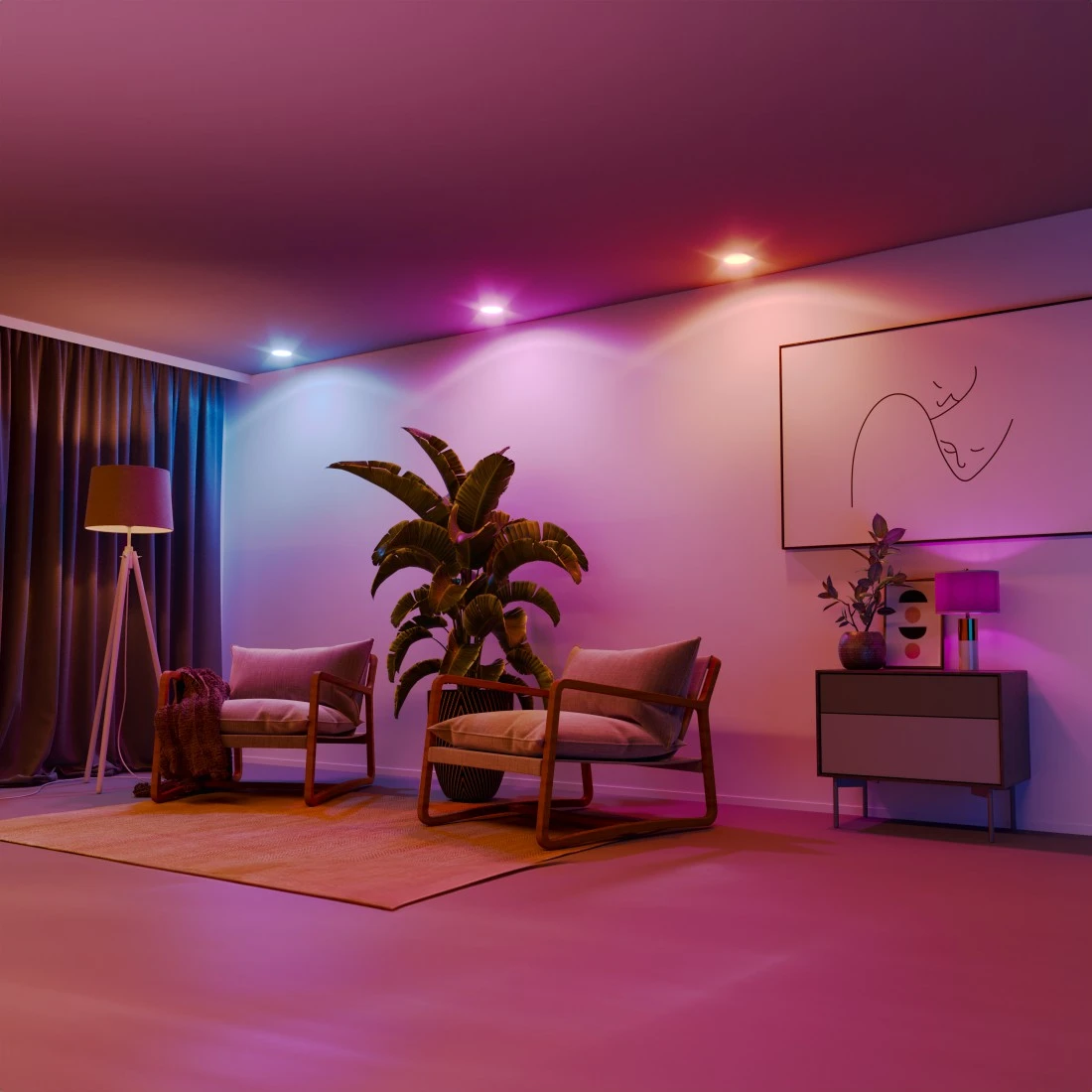 hama LED-Lampe Smarte WLAN GU10 GU10 5 W WLAN, für Sprach- / App-Steuerung, 1 St.