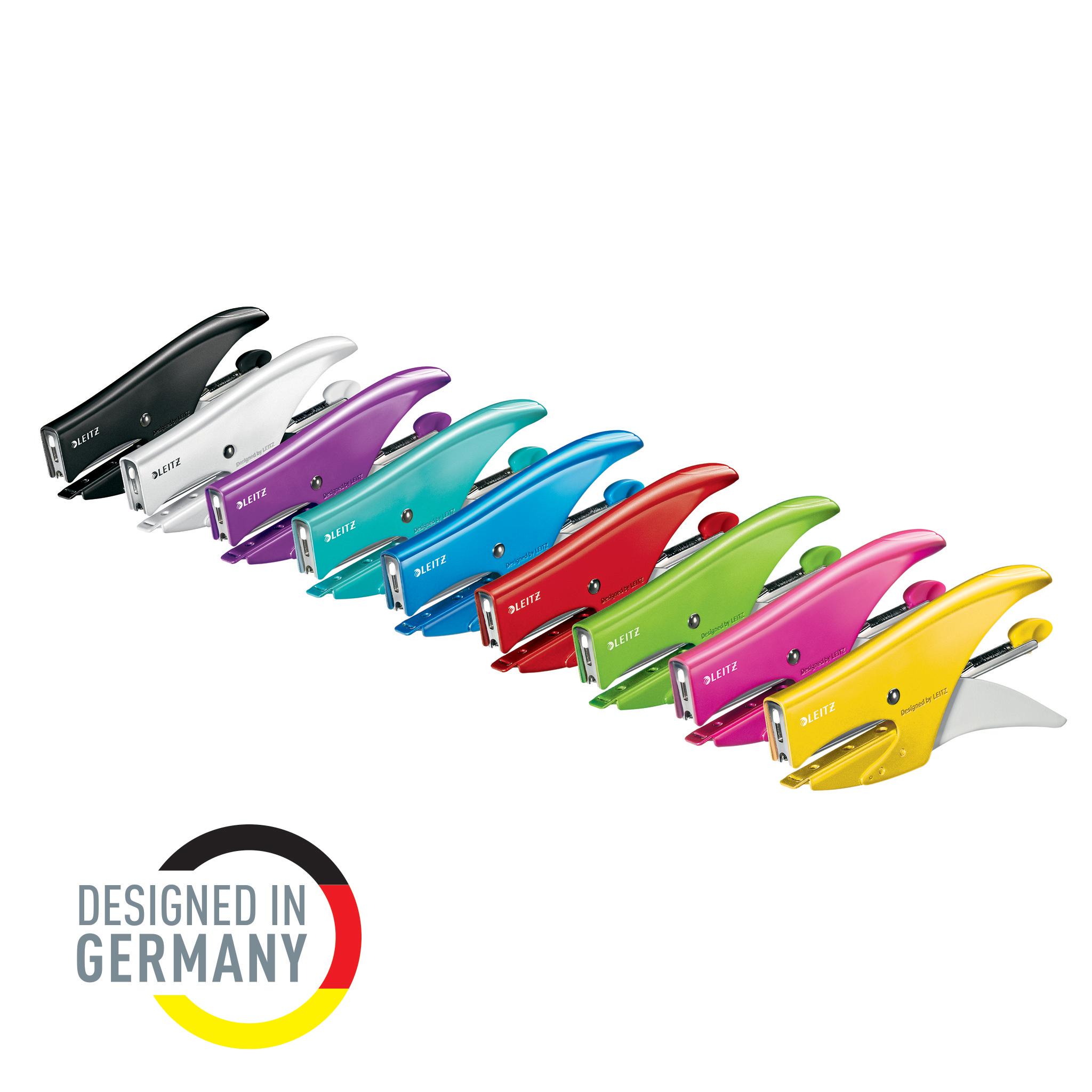LEITZ Heftzange 5531 WOW rot-metallic, 1 St.