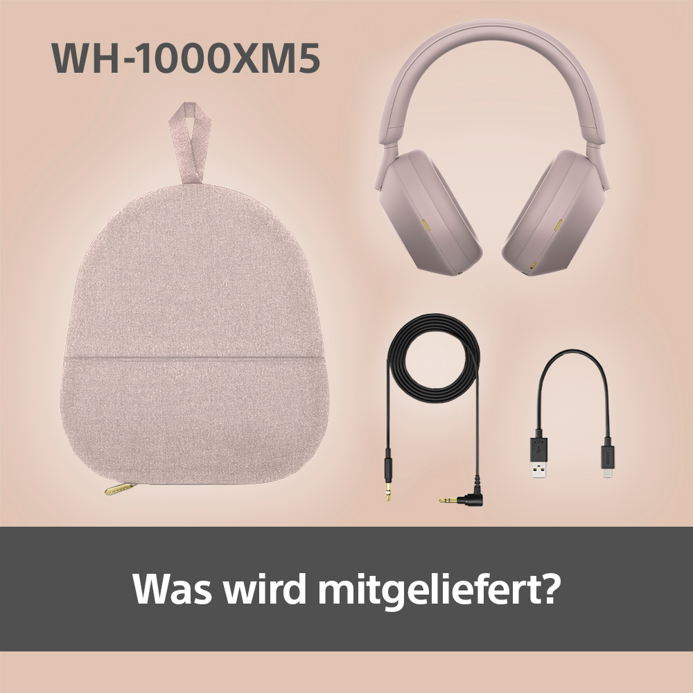 Sony WH1000XM5P True Wireless Headset | Pink