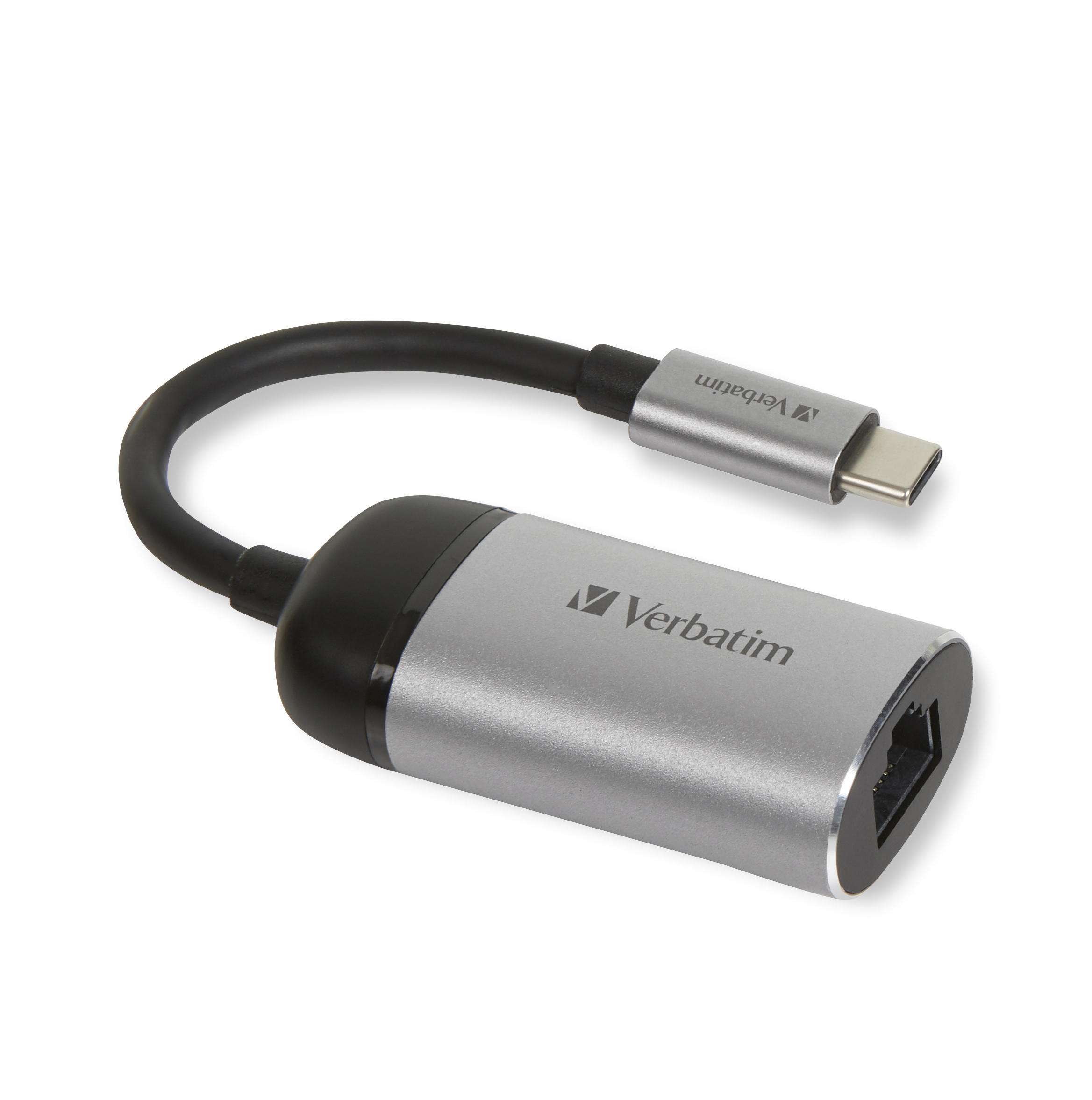 USB-C Verbatim zu Gigabit Ethernet Adapter 10 cm Kabel