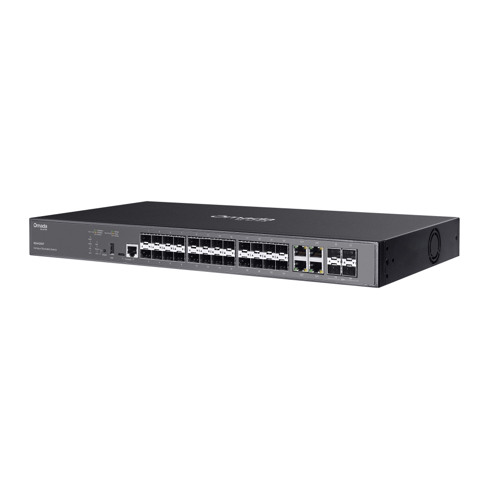 24-PORT SFP L3 MANAGED SWITCH STACKABLE 20XSFP 4X 10G SFP+