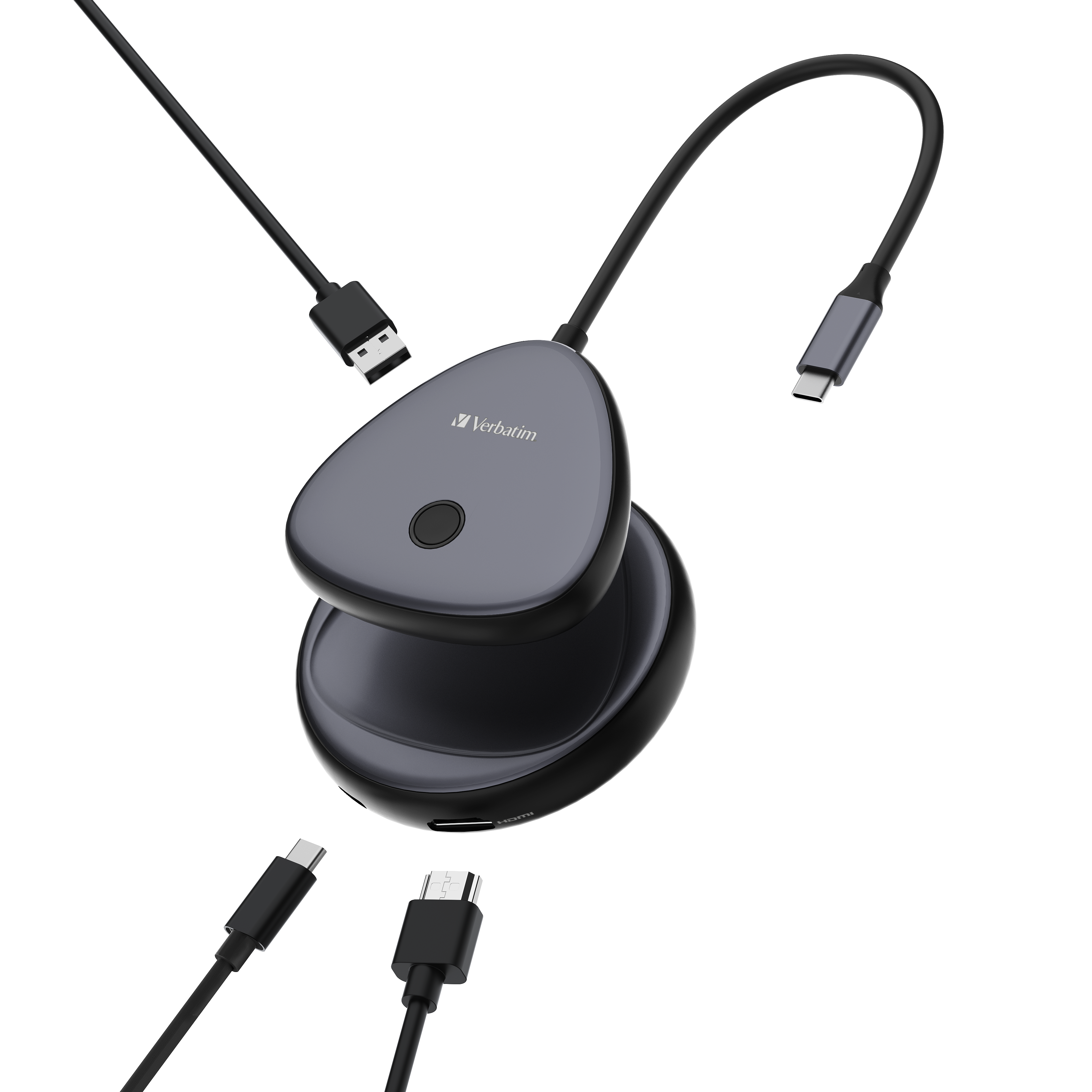 Verbatim Share My Screen USB-C Wireless Displ. Ad. 4K/Hub 32147