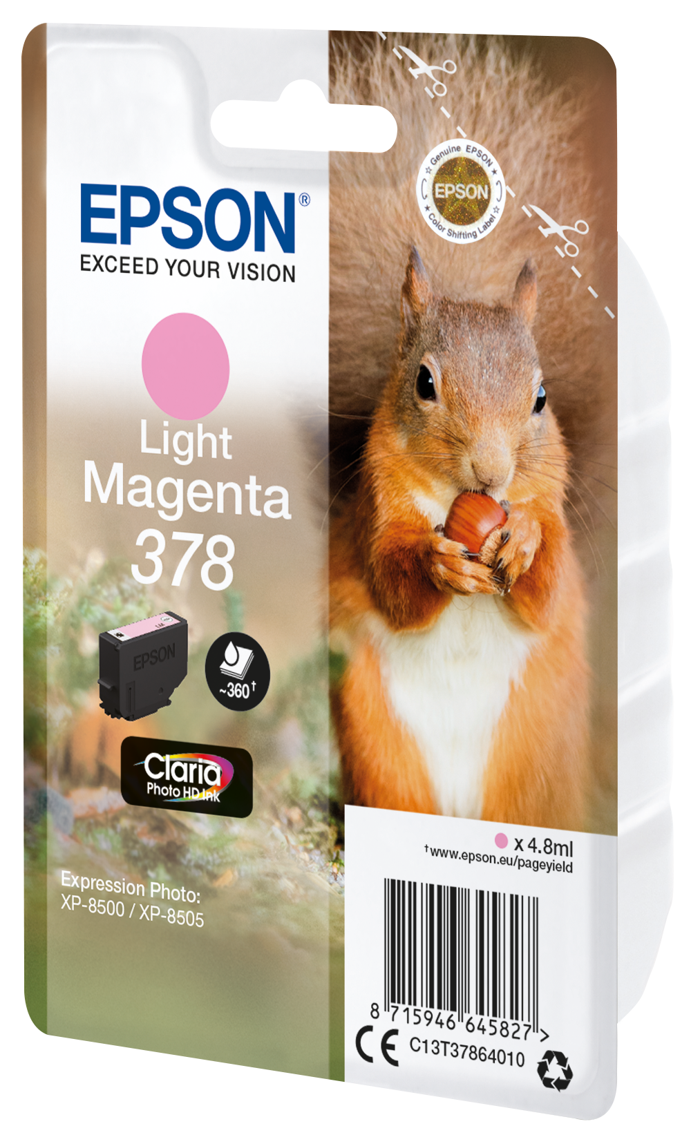 EPSON 378/T37864 (Eichhörnchen) light magenta Druckerpatrone