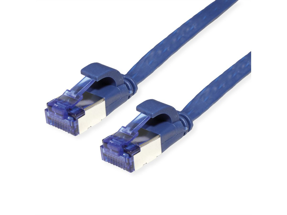 VALUE Patchkabel Kat.6A Class EA FTP extra-flach blau 1,5m