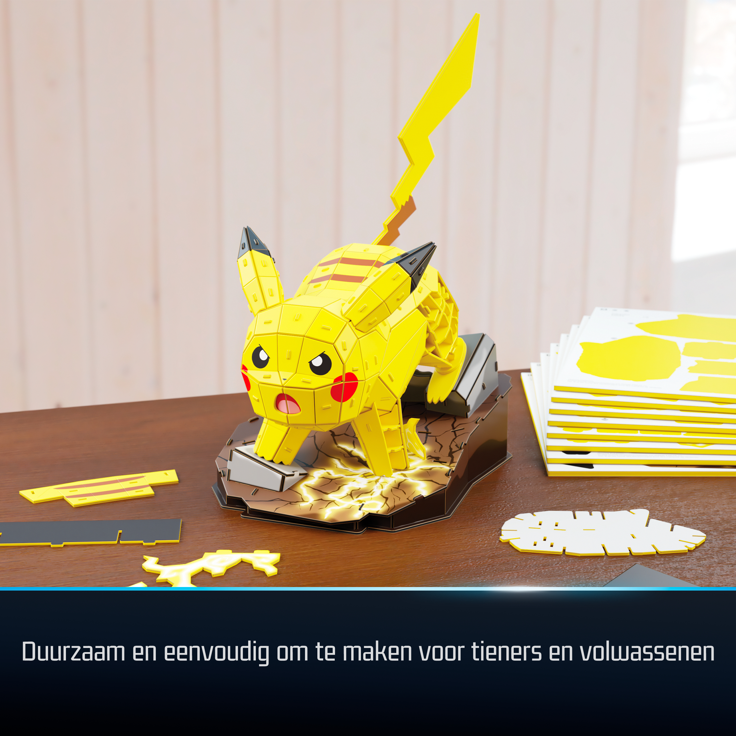 4D Build - Pokémon Pikachu, Modellbau