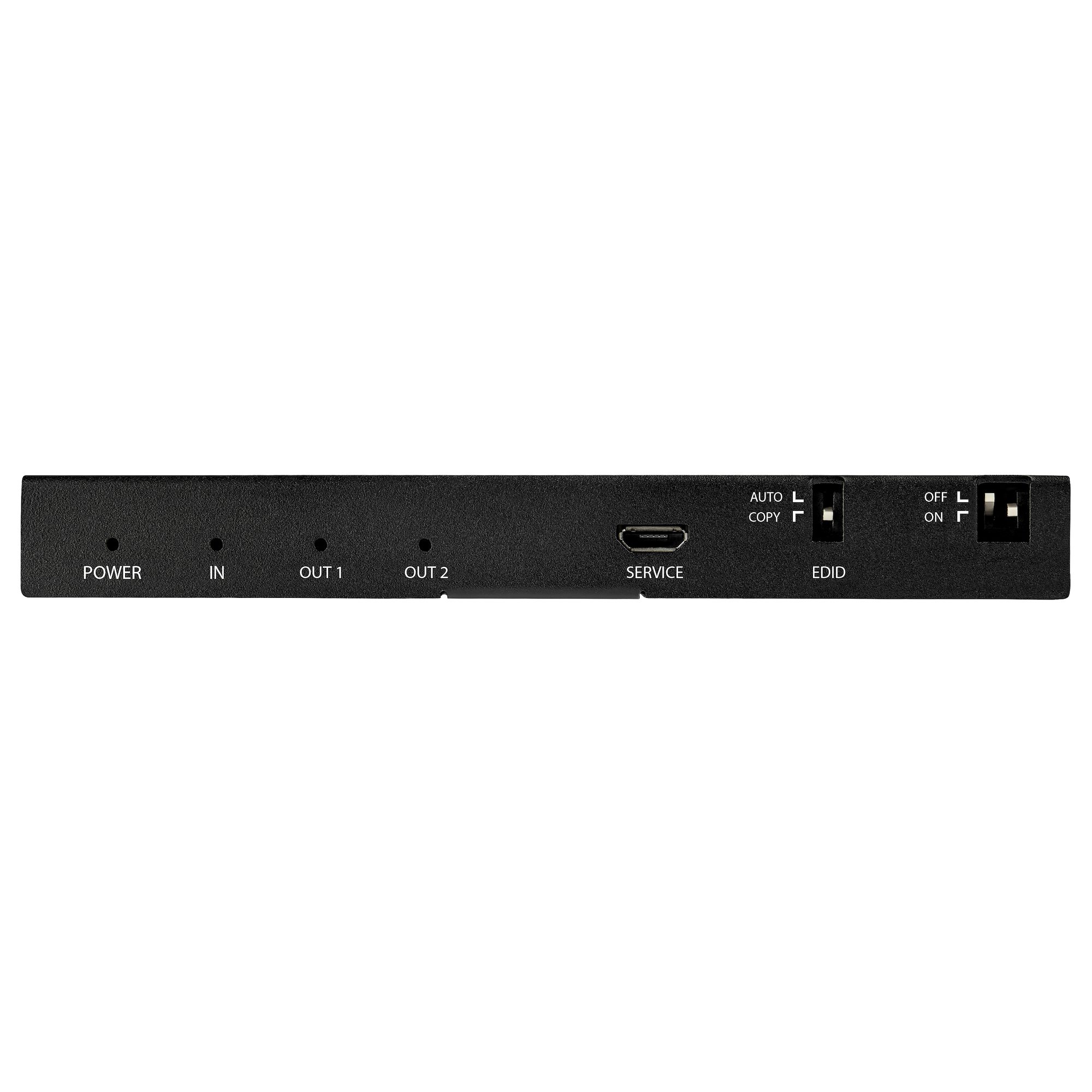 STARTECH.COM 2 Port HDMI Splitter - 4K 60Hz mit eingebautem Scaler - HDCP 2.2 - EDID Emulation - 7.1 Surround Sound