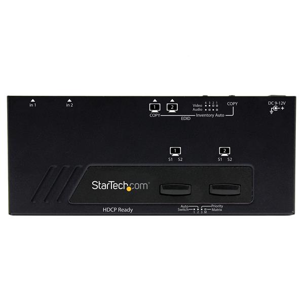 2X2 HDMI MATRIX AUTO SWITCH .