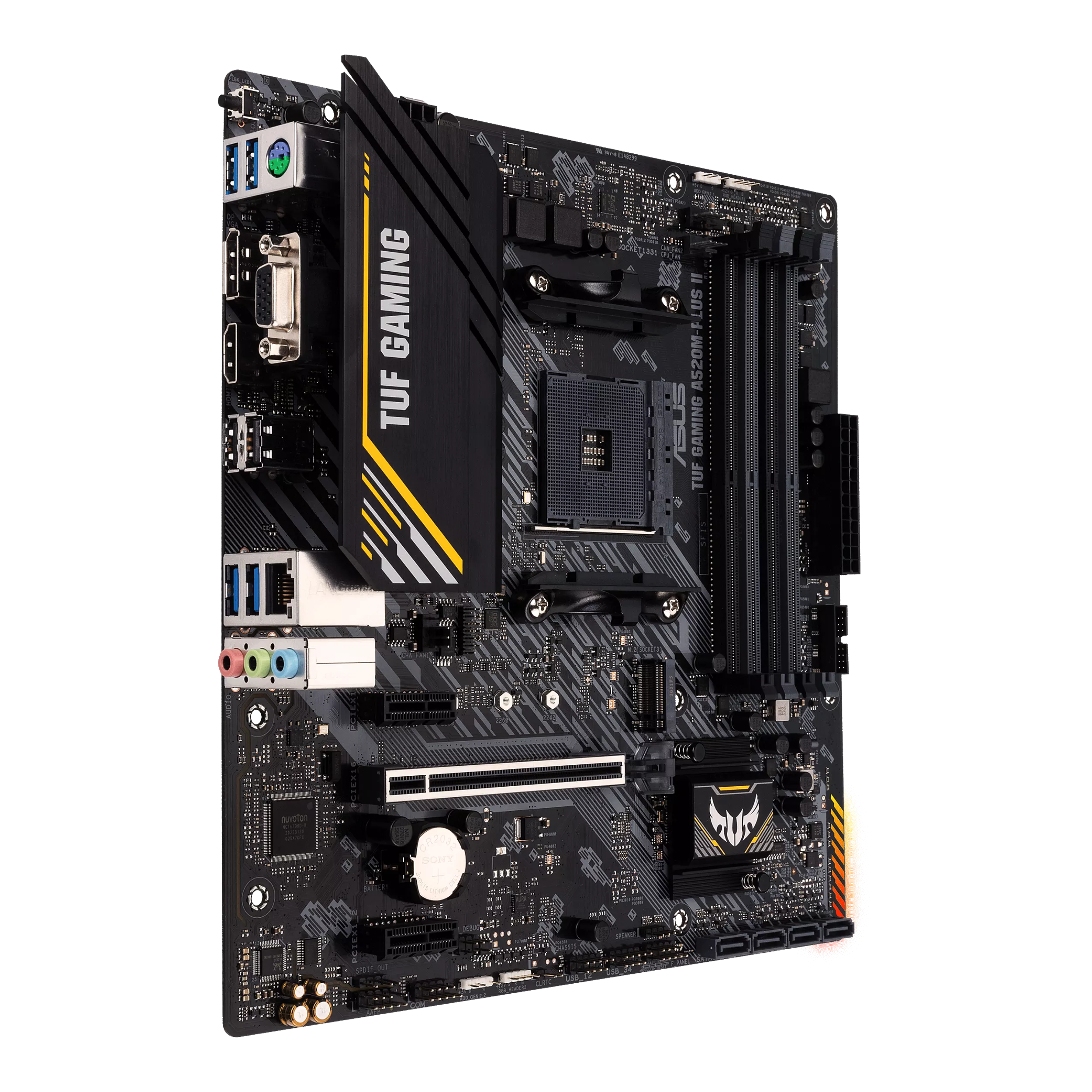 ASUS TUF GAMING A520M-PLUS II AMD A520 microATX 4DDR4