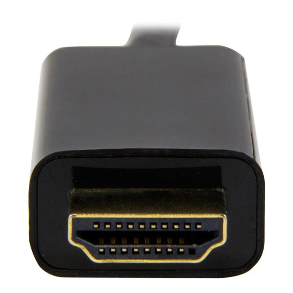 STARTECH.COM Mini DisplayPort to HDMI Converter Cable - 3 ft 1m - 4K