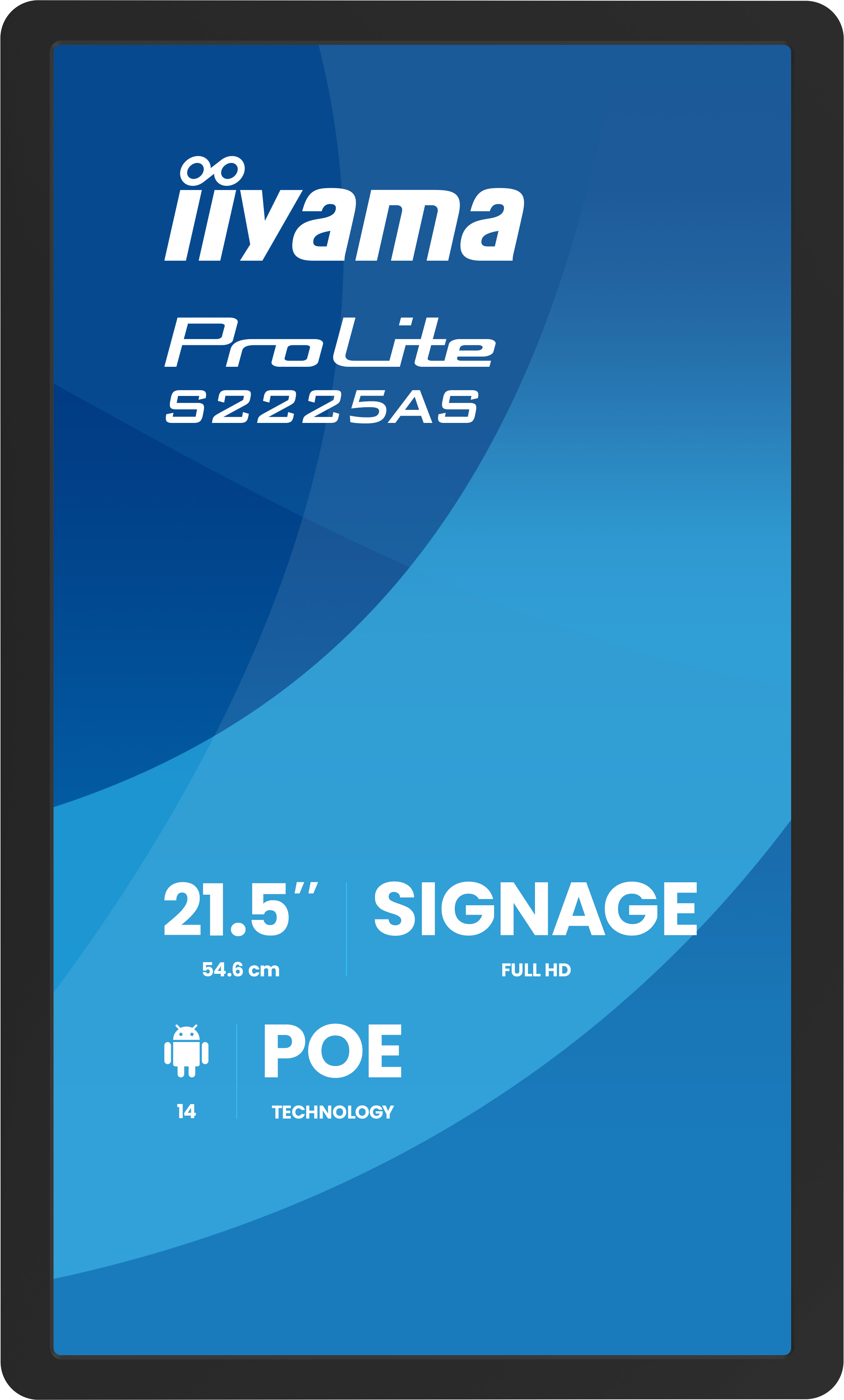 IIYAMA 54,6m (21,5) S2225AS-B1P 16:9 USB-C IPS